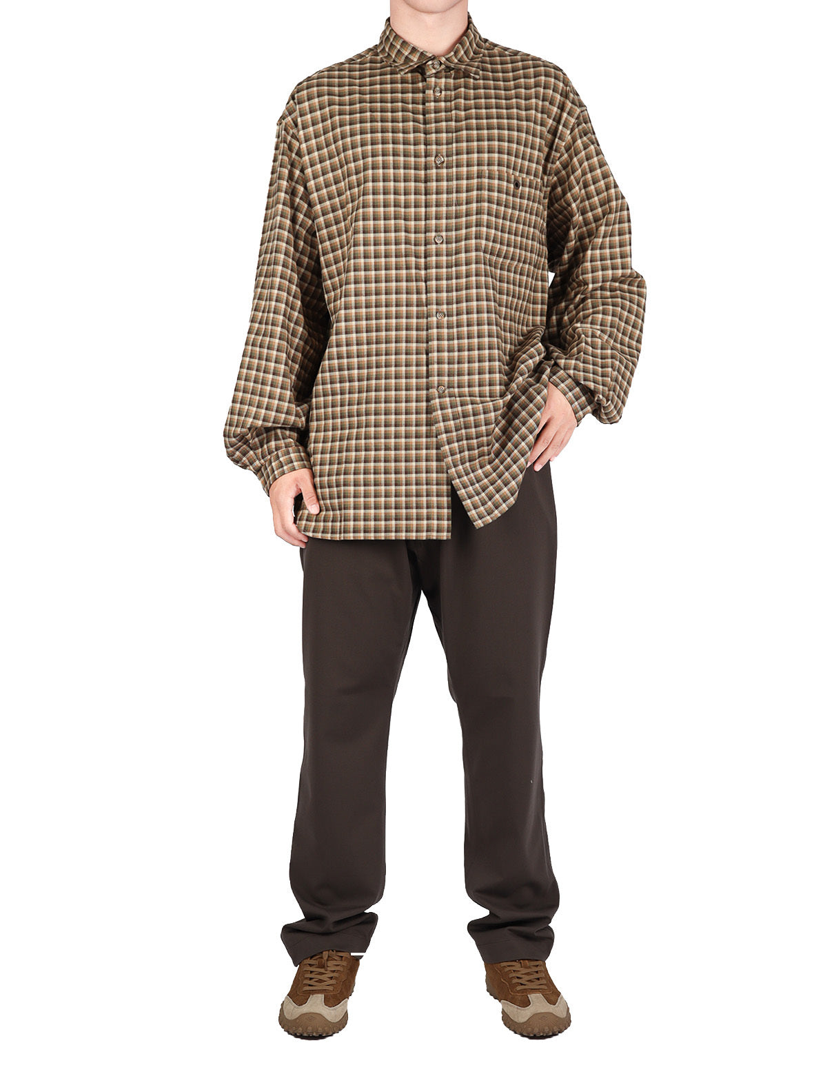 White Mountaineering Gusset Sleeve Eyelet Pocket Shirt 1