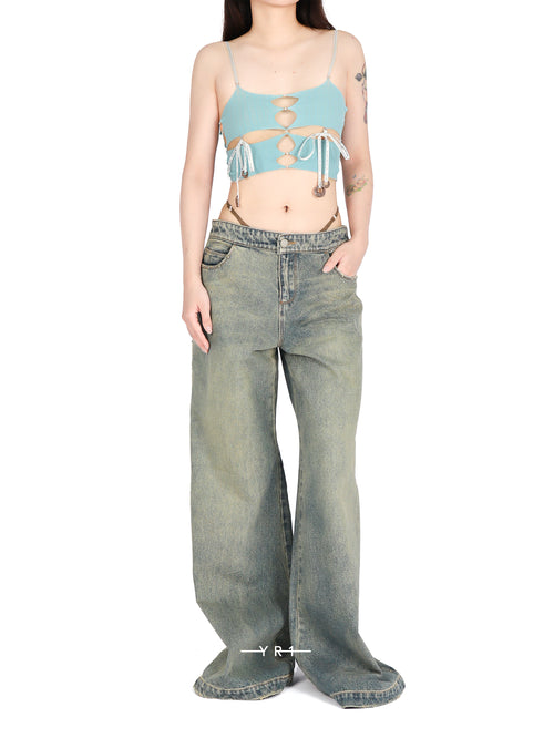 Baggy G-String Rivets Jeans RUI BUILT