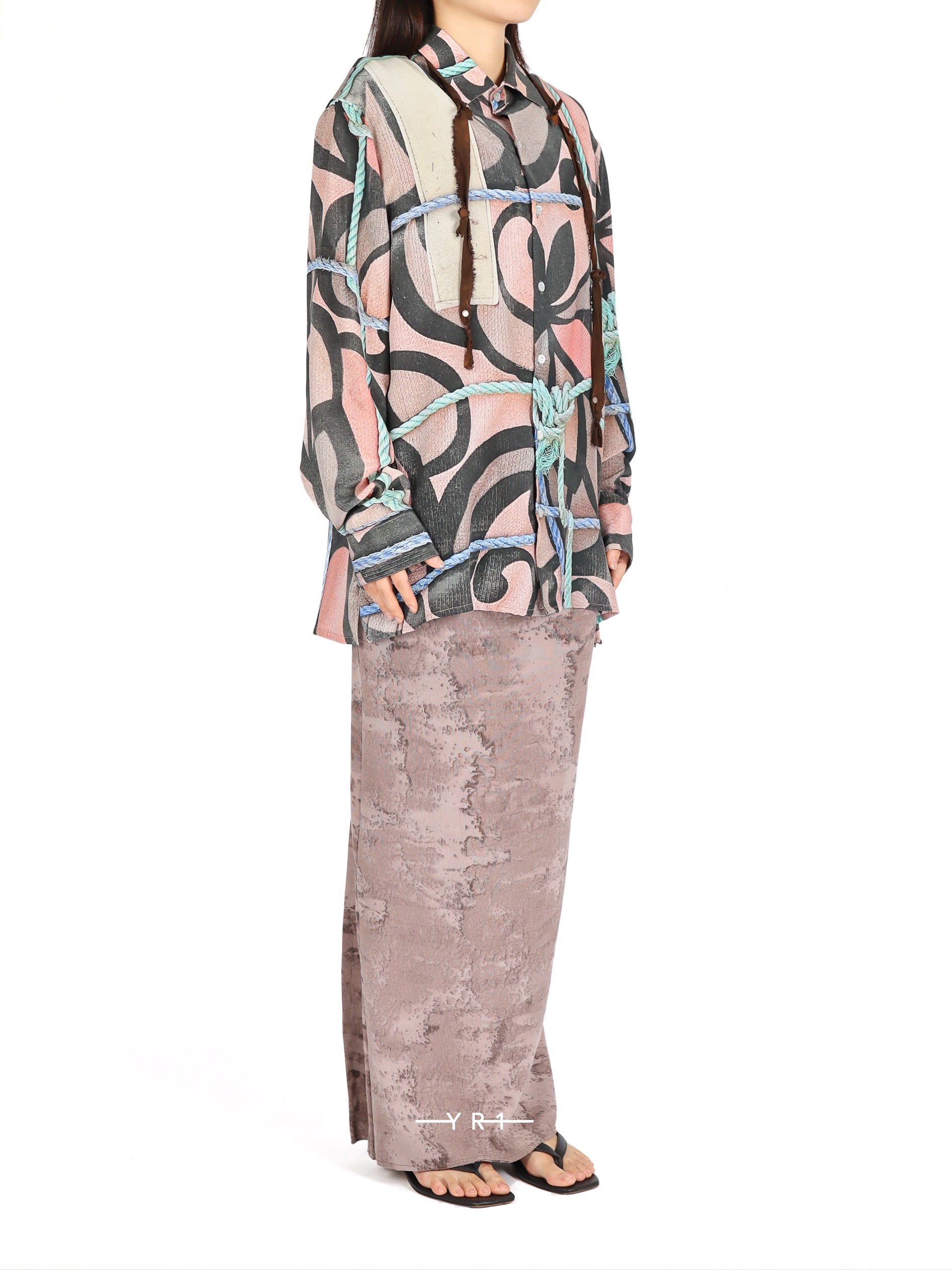 Floral Buoy Silk Shirt SERAPIS