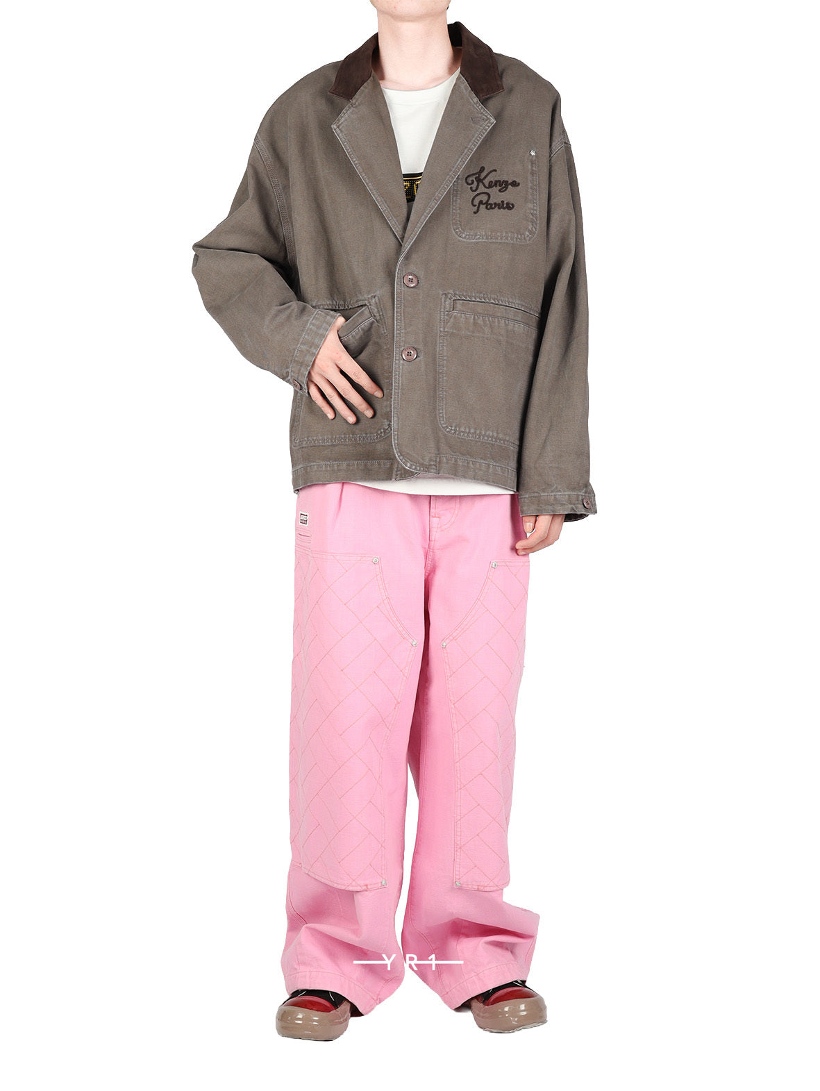 KZ Paris Chainstitch Workwear Jacket-Gu KENZO