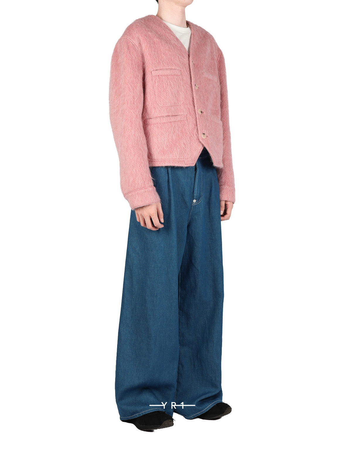 Hairy Collarless Jacket KENZO