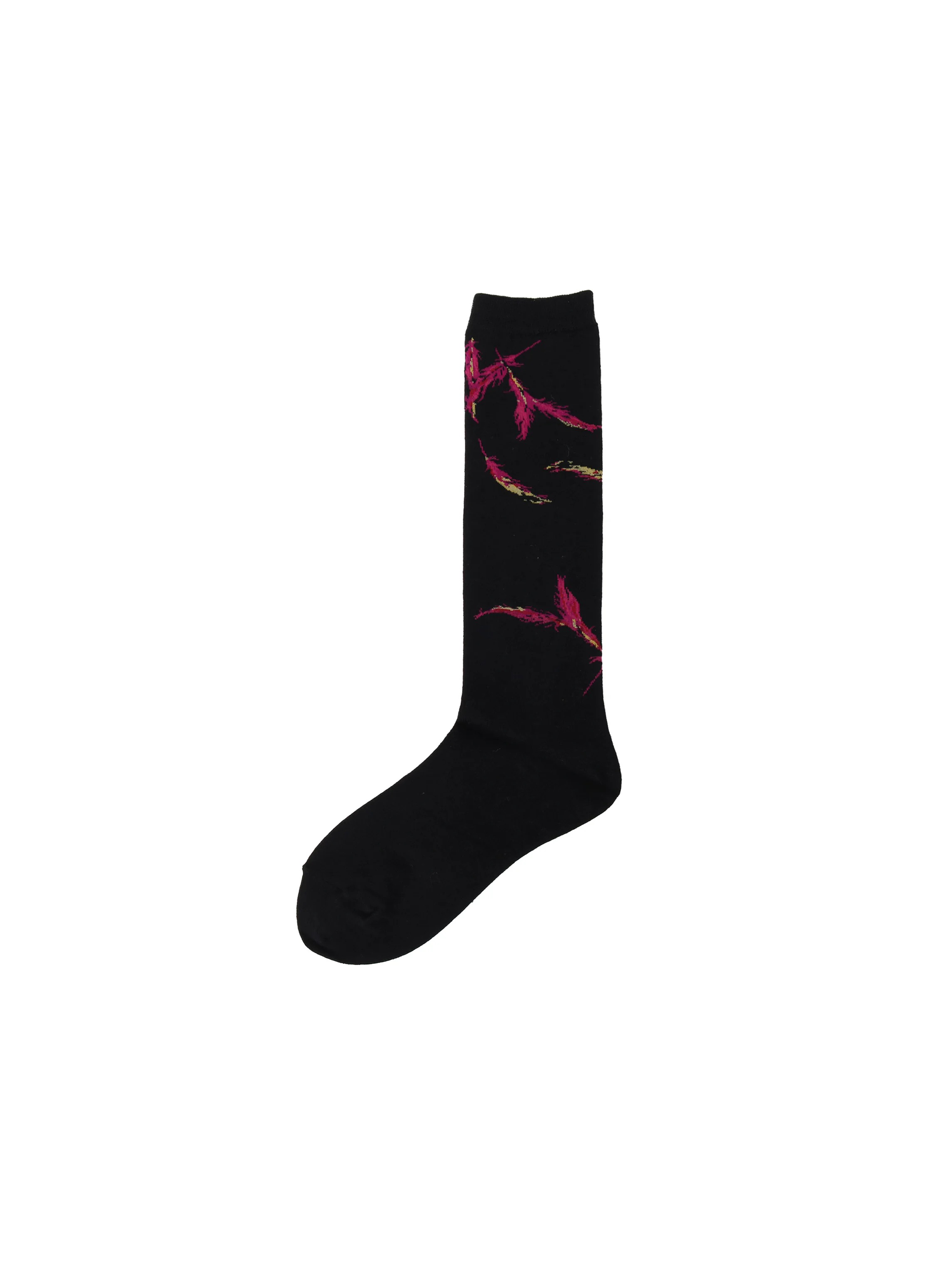 Angel Design High Socks-Black Y'S