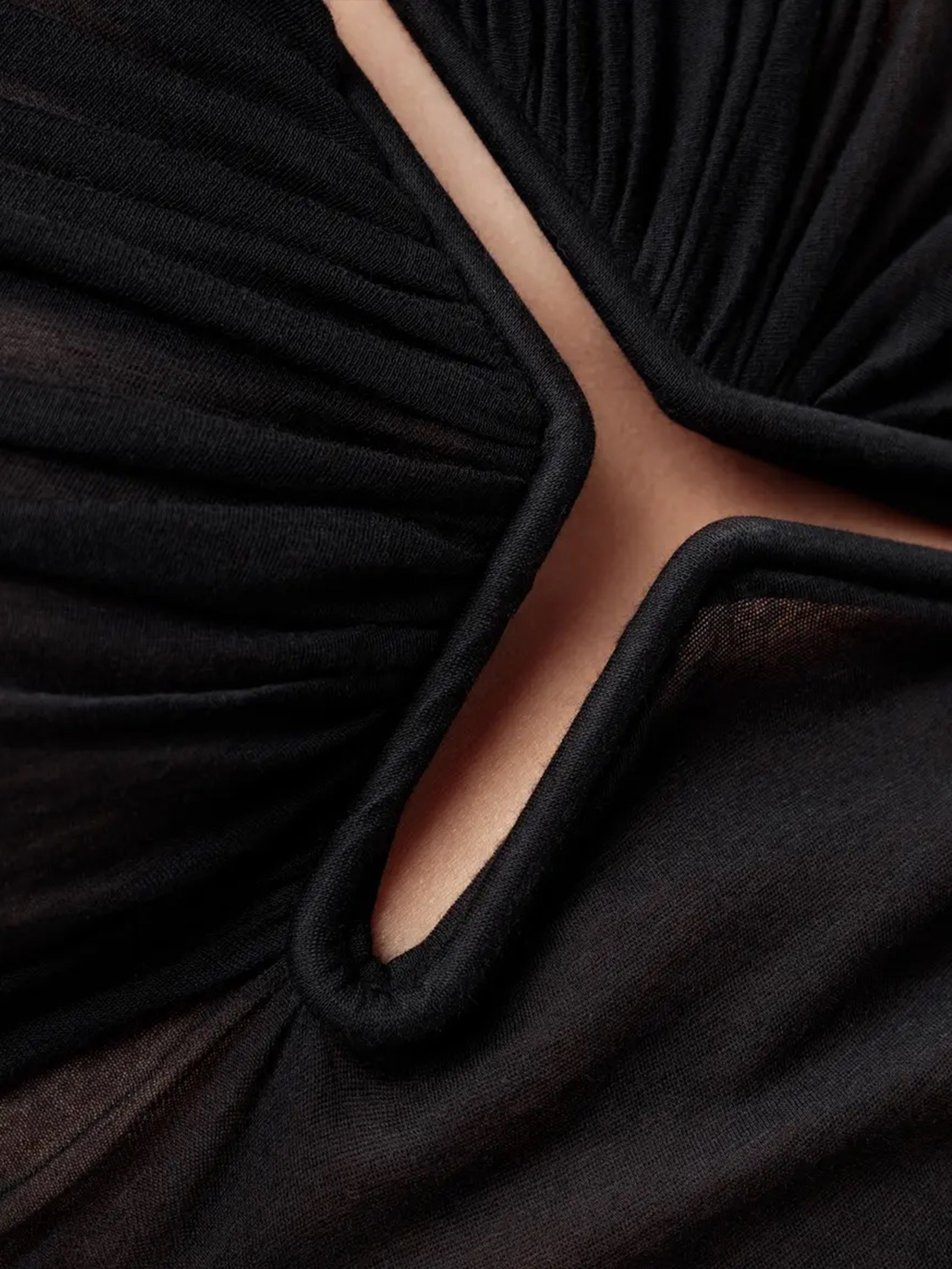 RP Allanah Ls T-Blk RICK OWENS