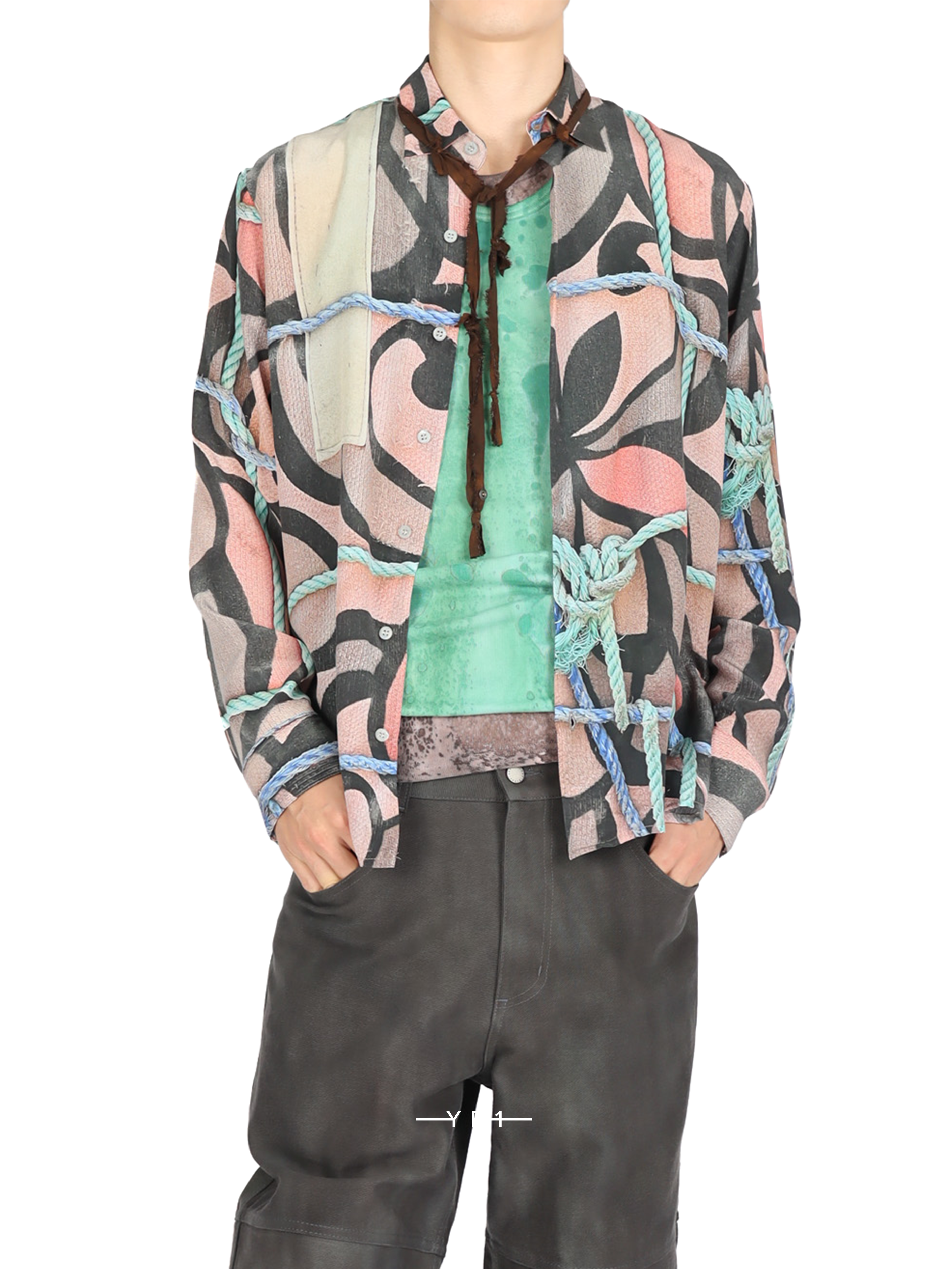 Floral Buoy Silk Shirt SERAPIS