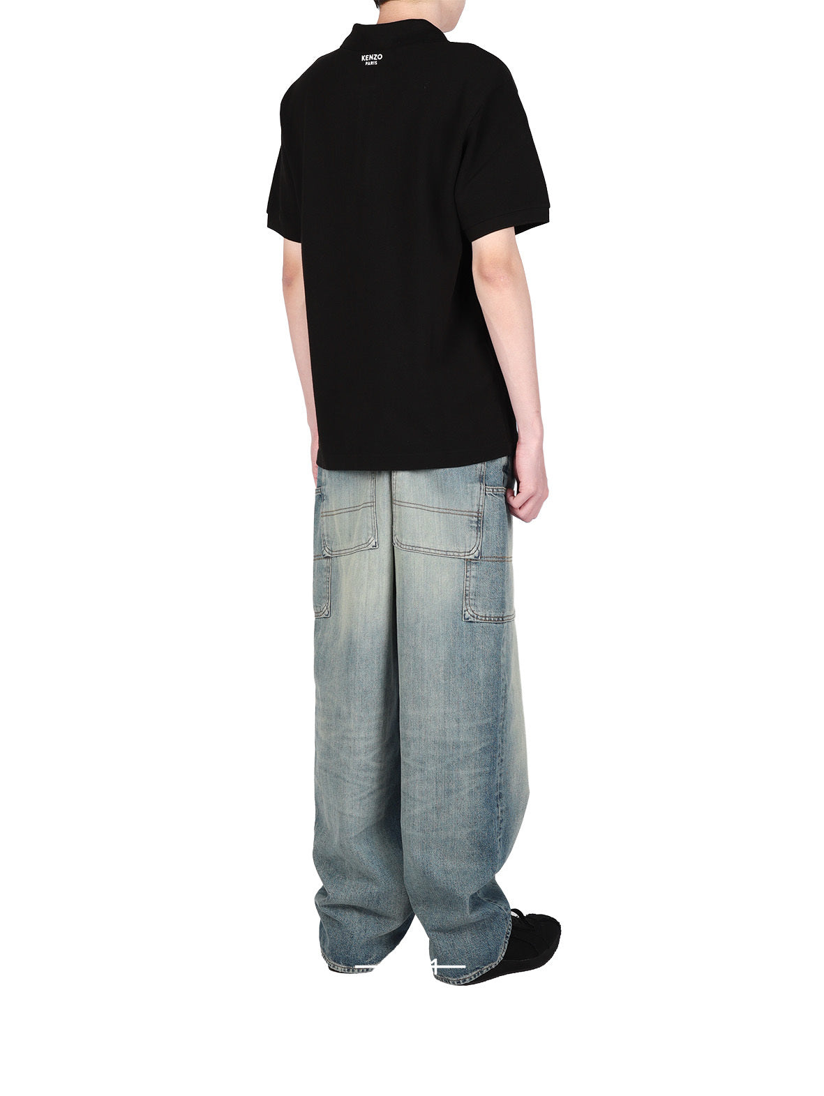 Gots Boke Flower Embr'd Slim Polo KENZO