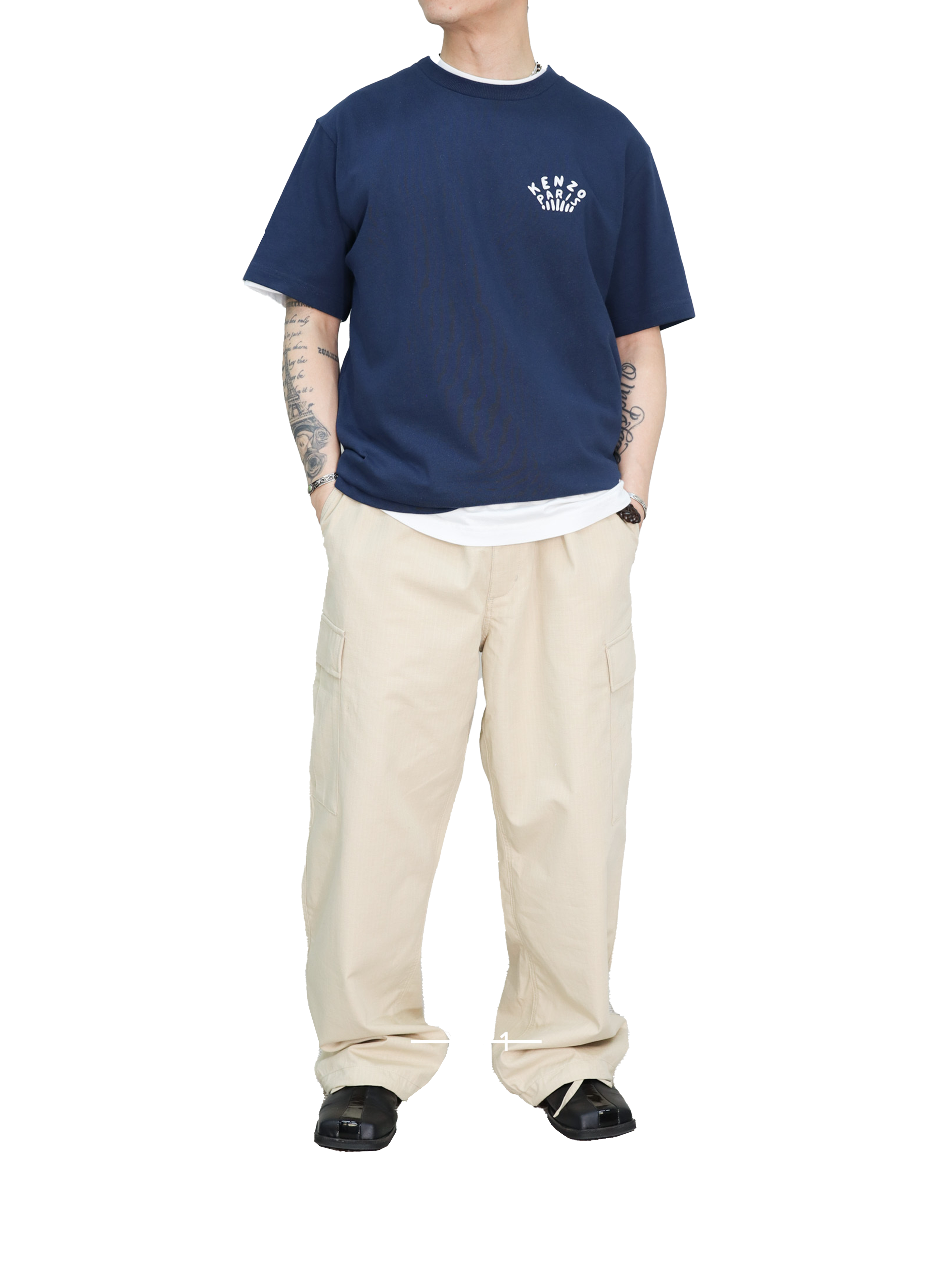 Gots KZ Dragonfly Embr'd Classic Tshirt-77 KENZO