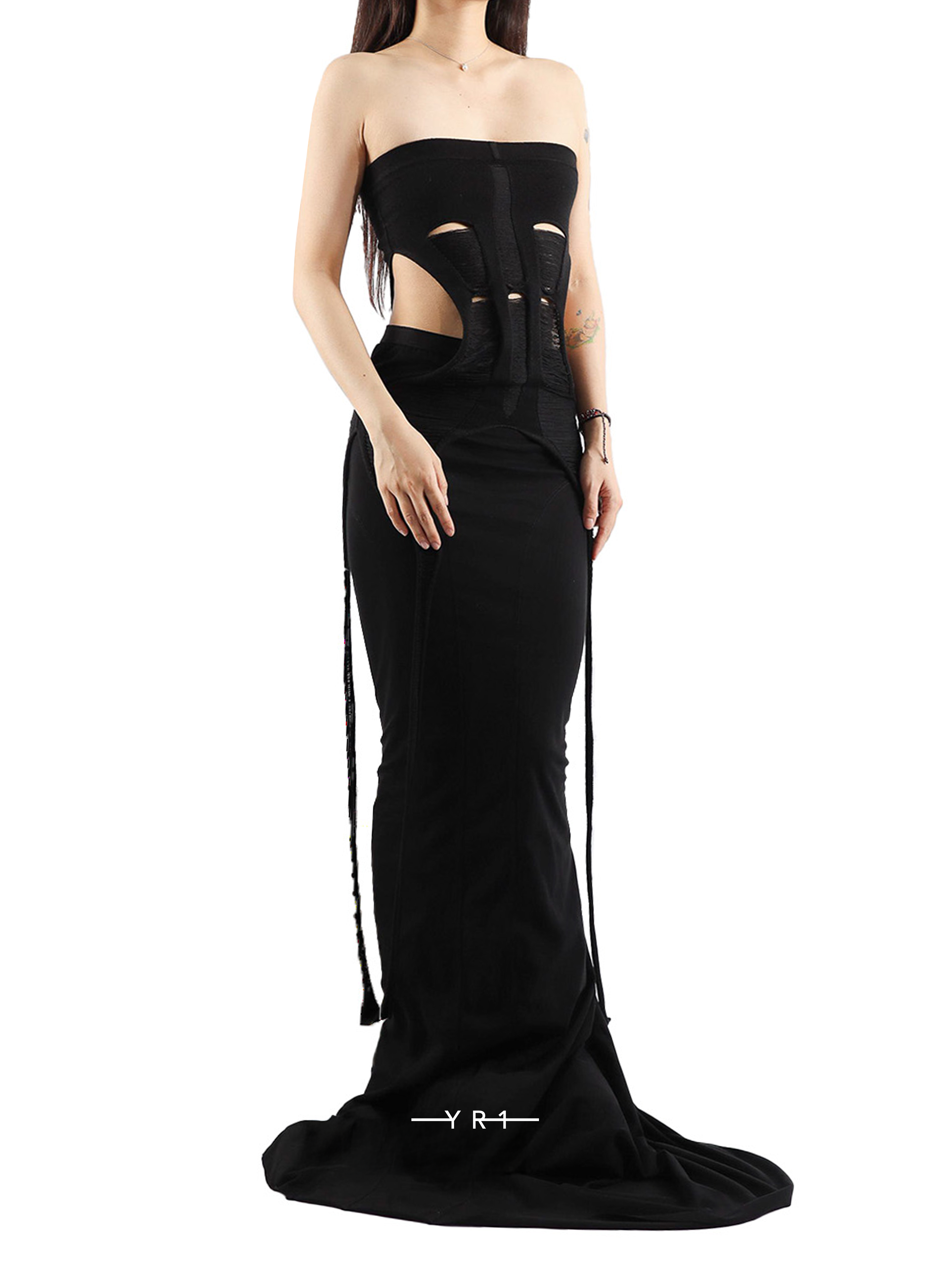 RO Tanja Long Tank Strapless RICK OWENS