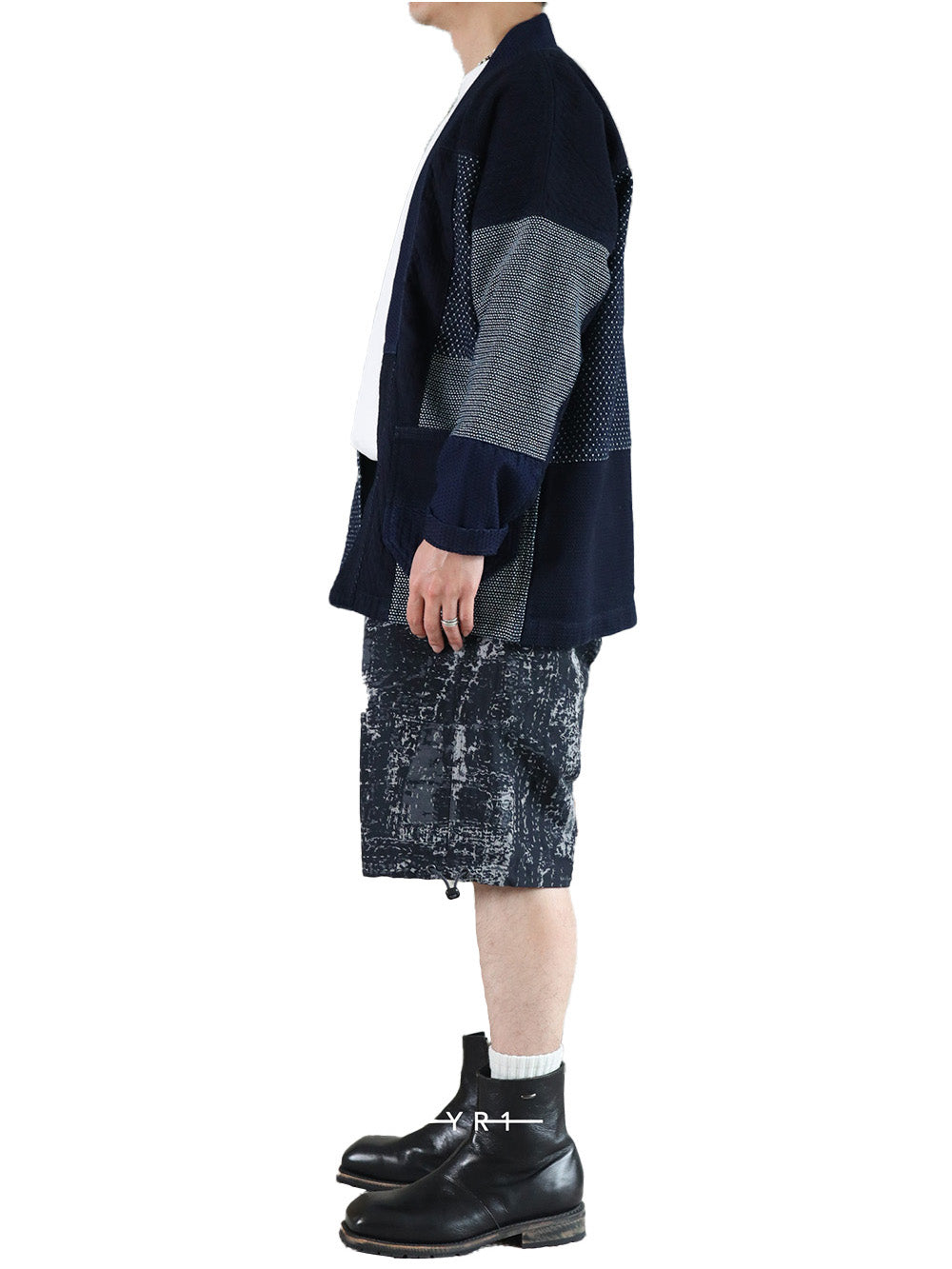 Patchwork Haori Jacket Rinse FDMTL