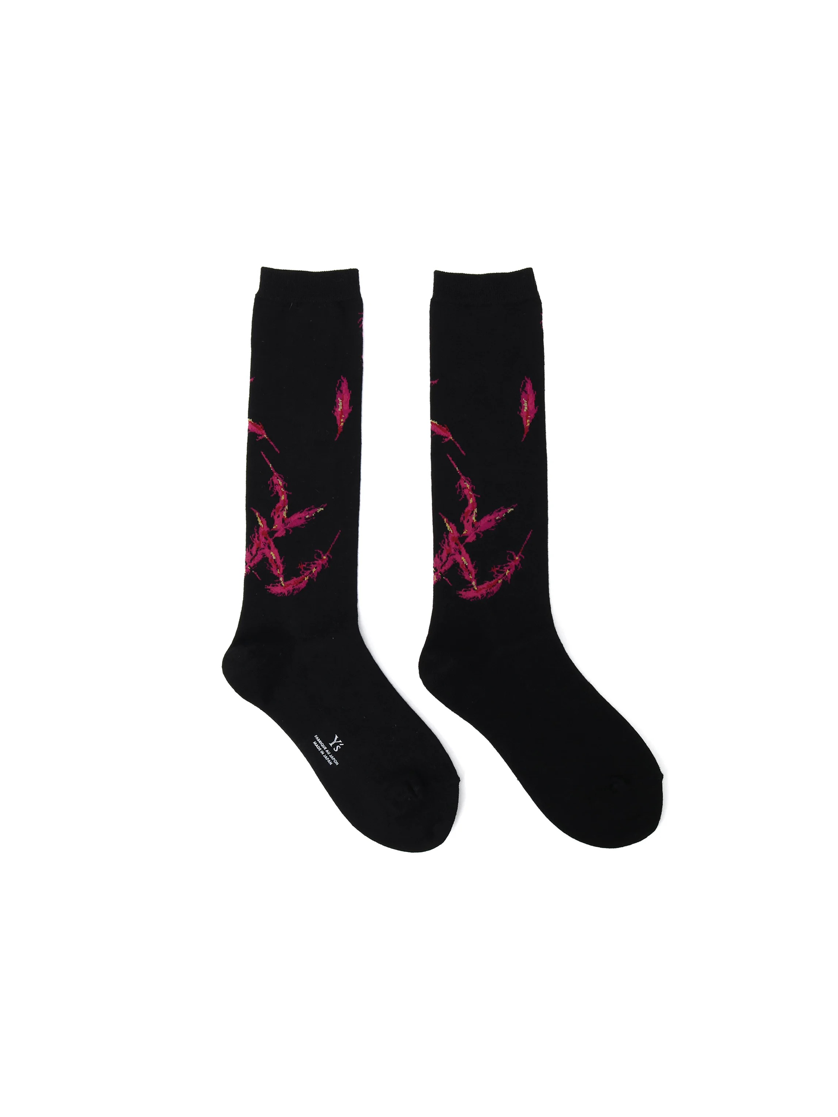 Angel Design High Socks-Black Y'S
