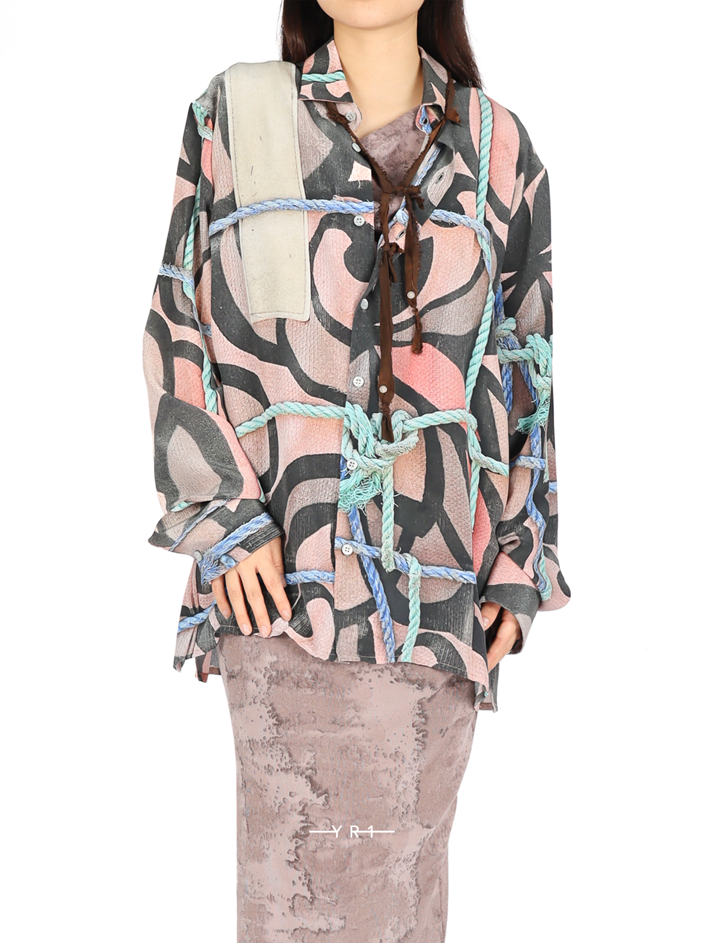 Floral Buoy Silk Shirt SERAPIS