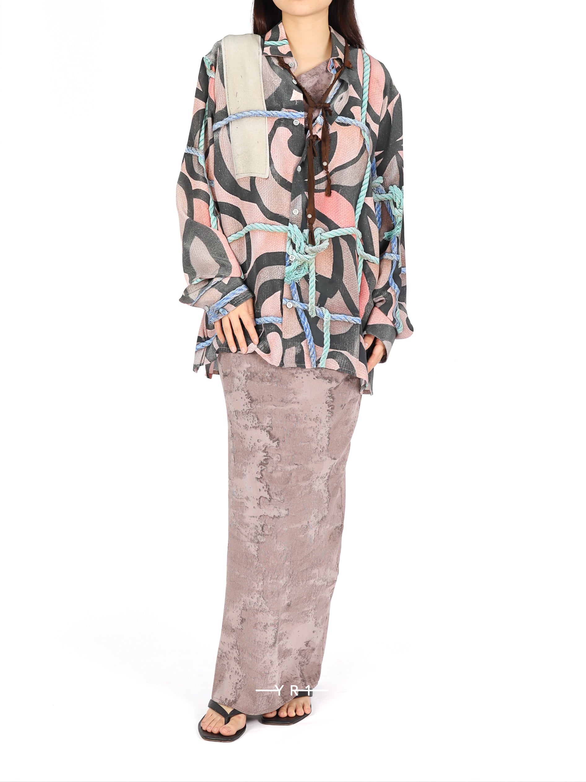 Floral Buoy Silk Shirt SERAPIS