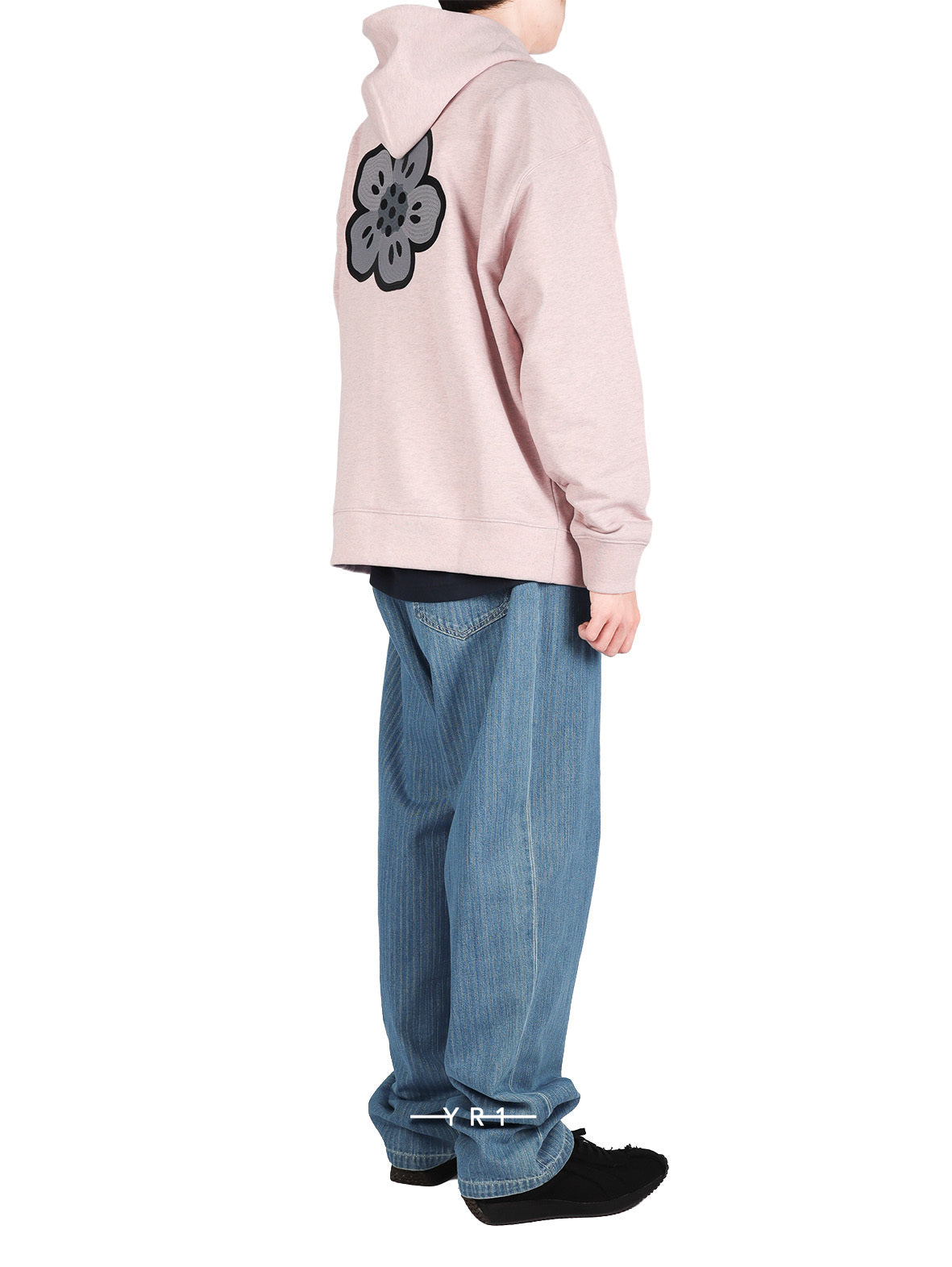 Gots Boke Flower Embr'd Oversize Hoodie KENZO