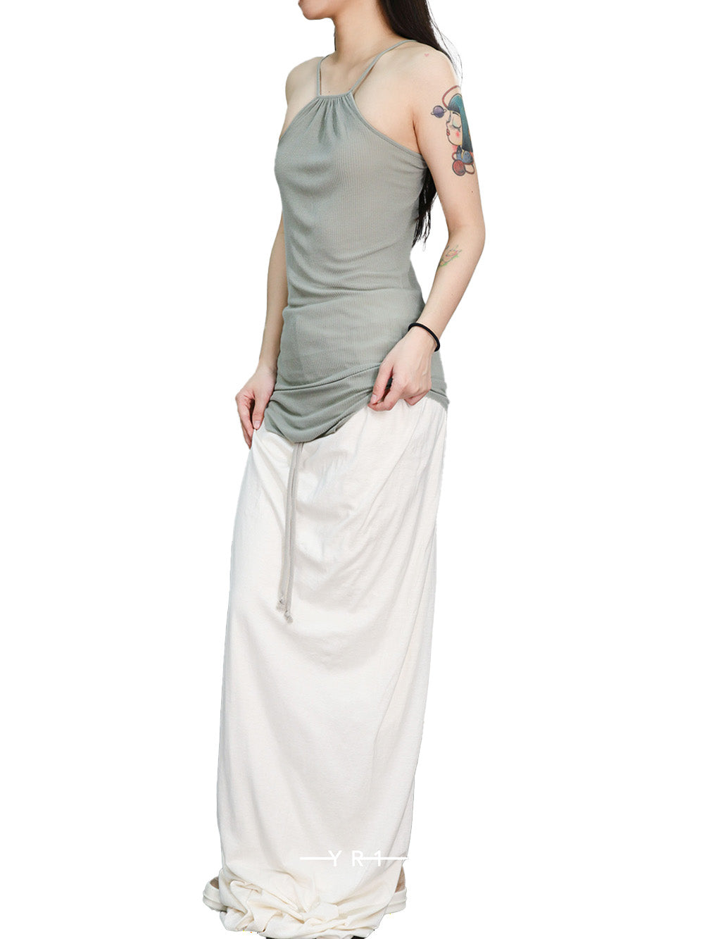 DS Pull On Pillar Skirt-21 RICK OWENS DRKSHDW