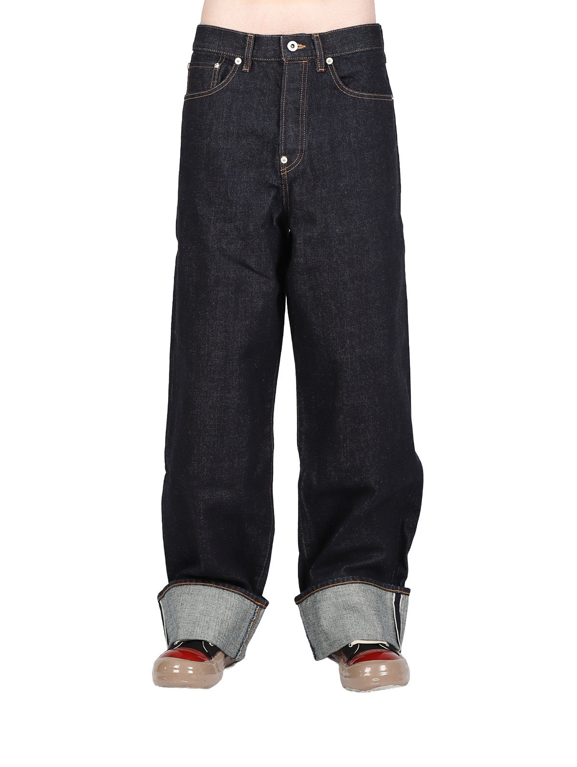 Turn Up Wide Fit Jeans KENZO