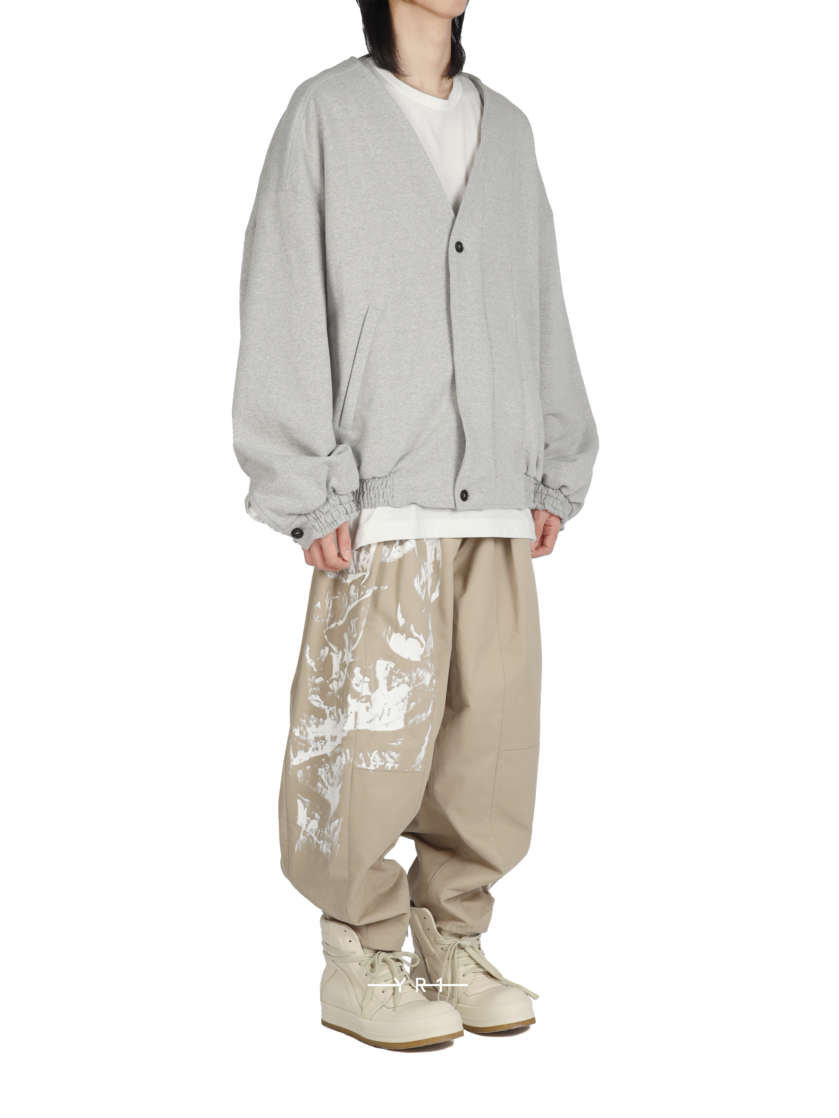 Embroidered Sweatshirt-Medium Grey HED MAYNER