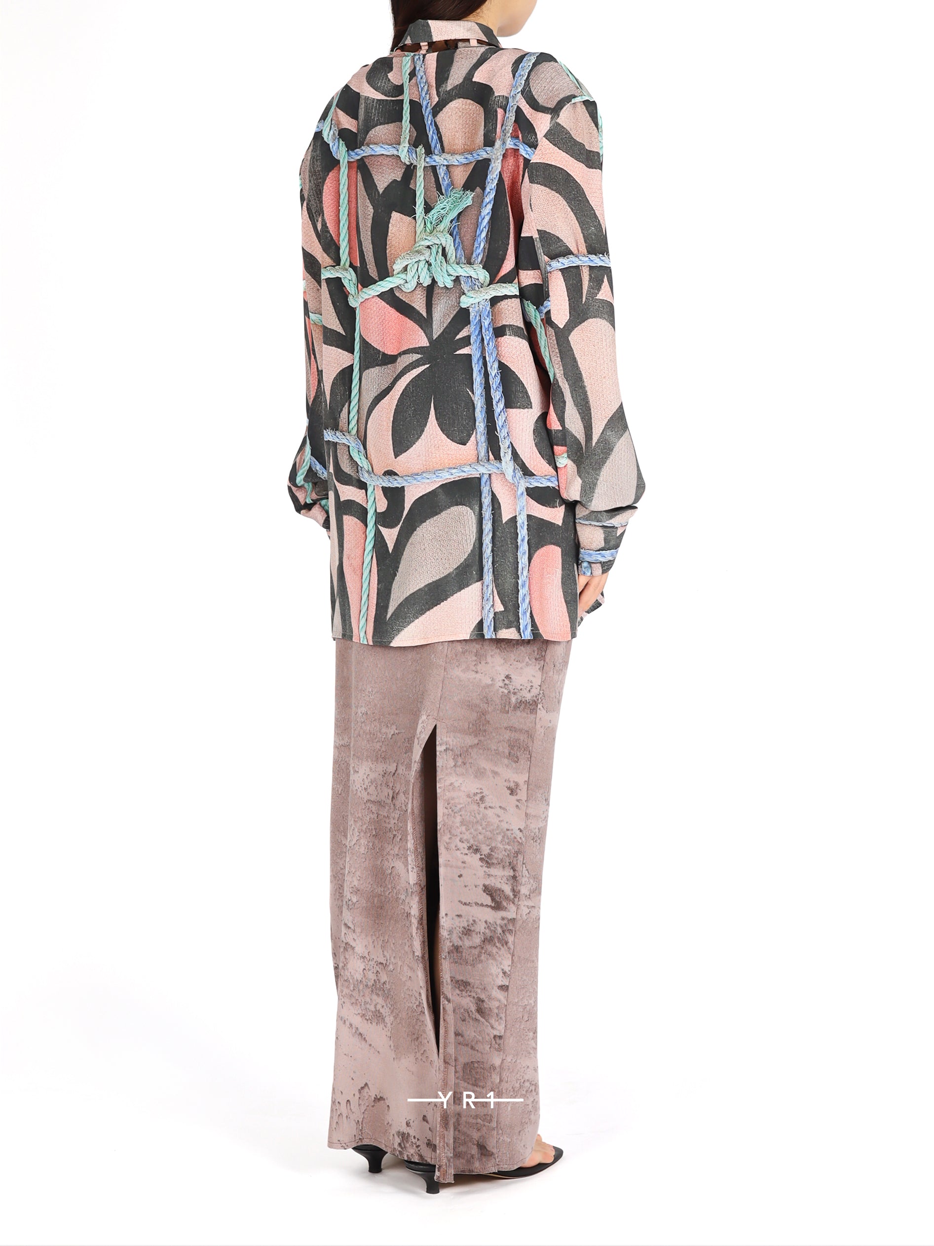 Floral Buoy Silk Shirt SERAPIS