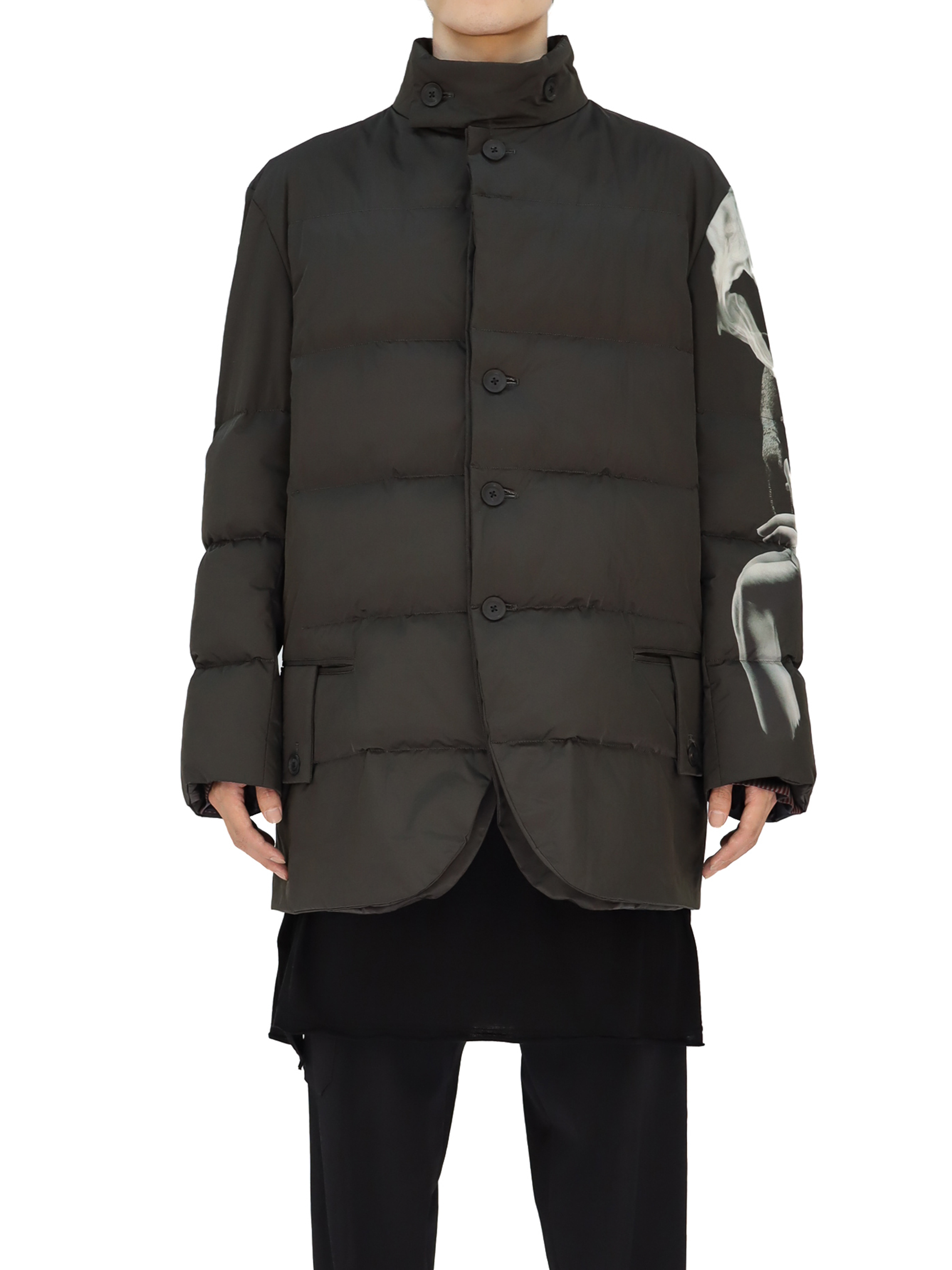 Horizontal Padded Stand Jacket Pt YOHJI YAMAMOTO