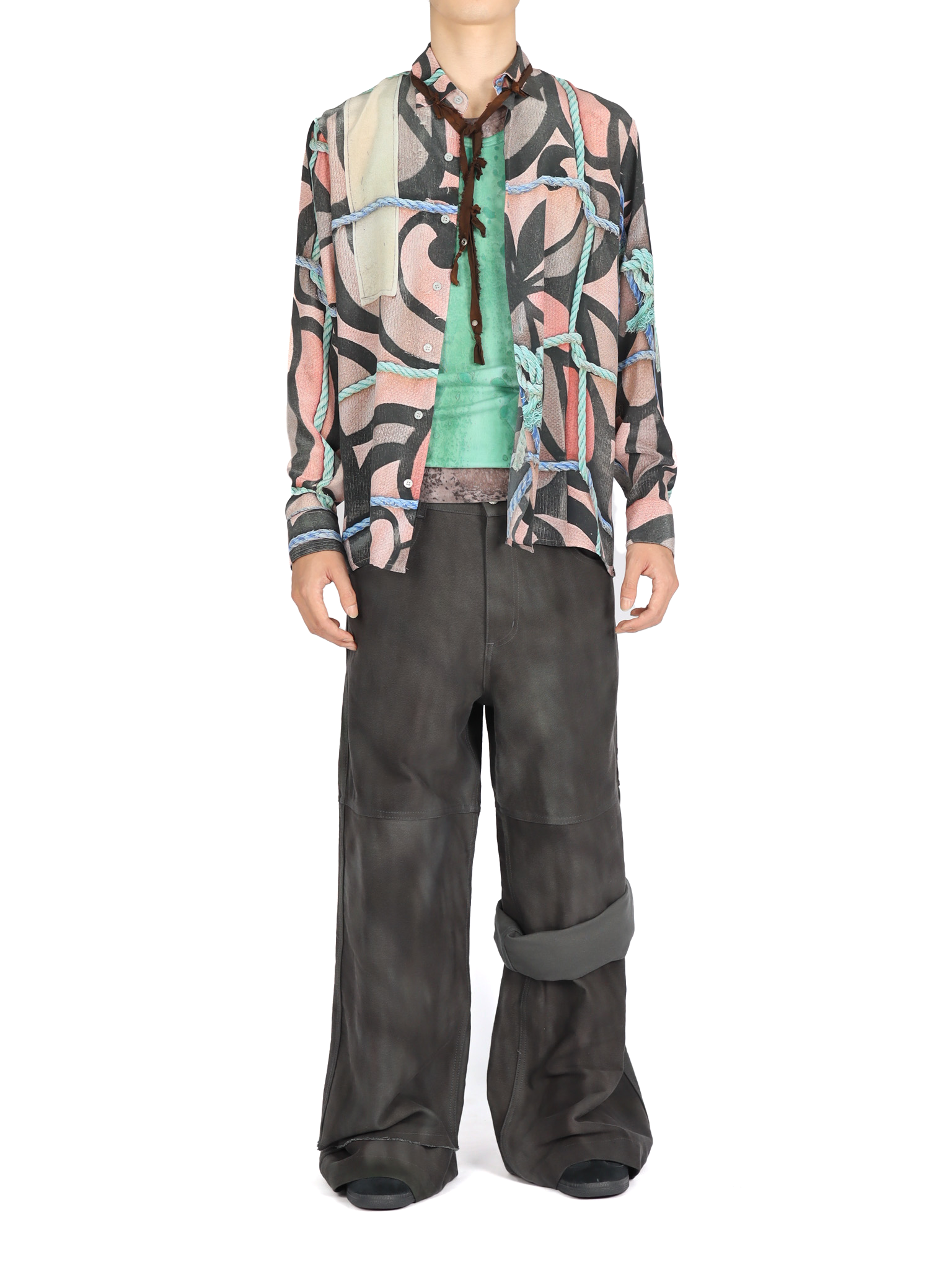 Floral Buoy Silk Shirt SERAPIS