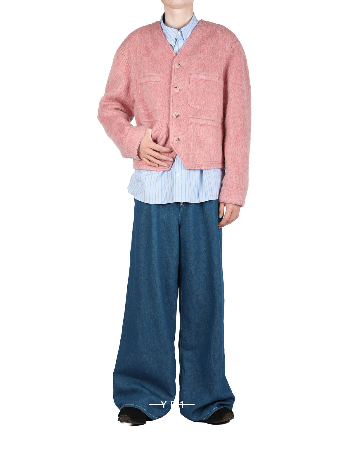 Hairy Collarless Jacket KENZO