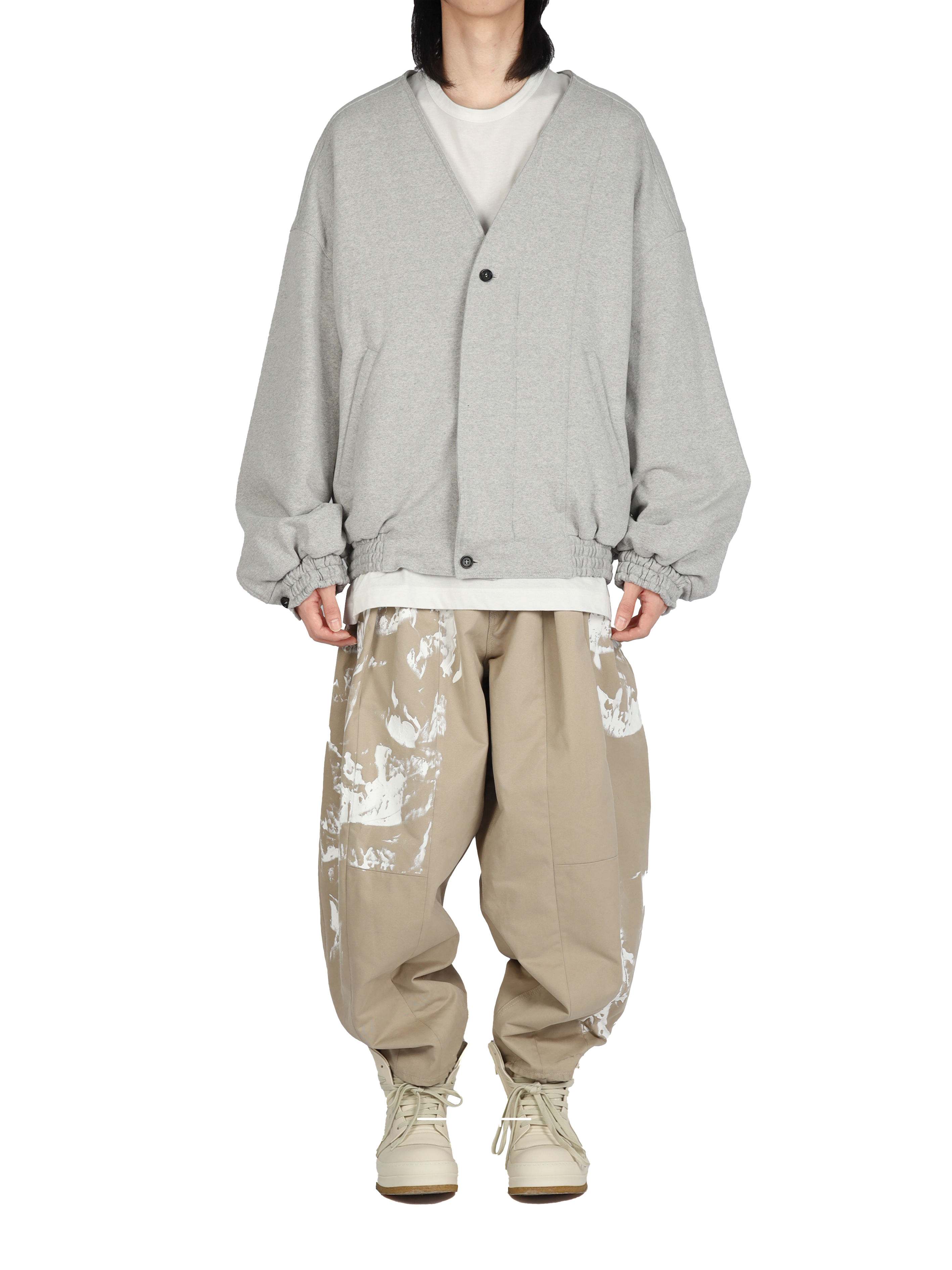 Embroidered Sweatshirt-Medium Grey HED MAYNER