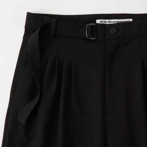 4 Tuck Wide Pants WHITE MOUNTAINEERING