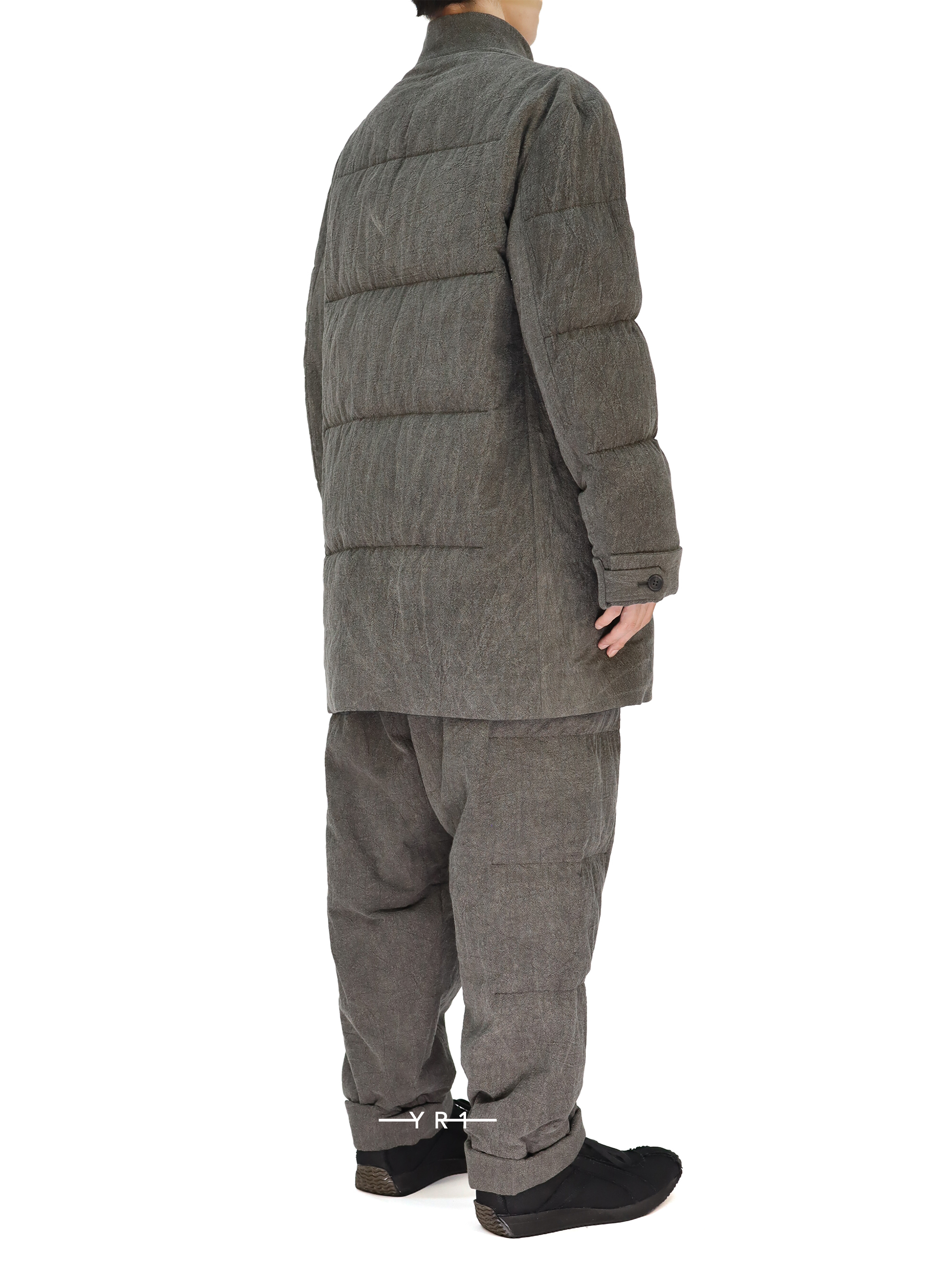 Horizontal Padded Long Jacket YOHJI YAMAMOTO