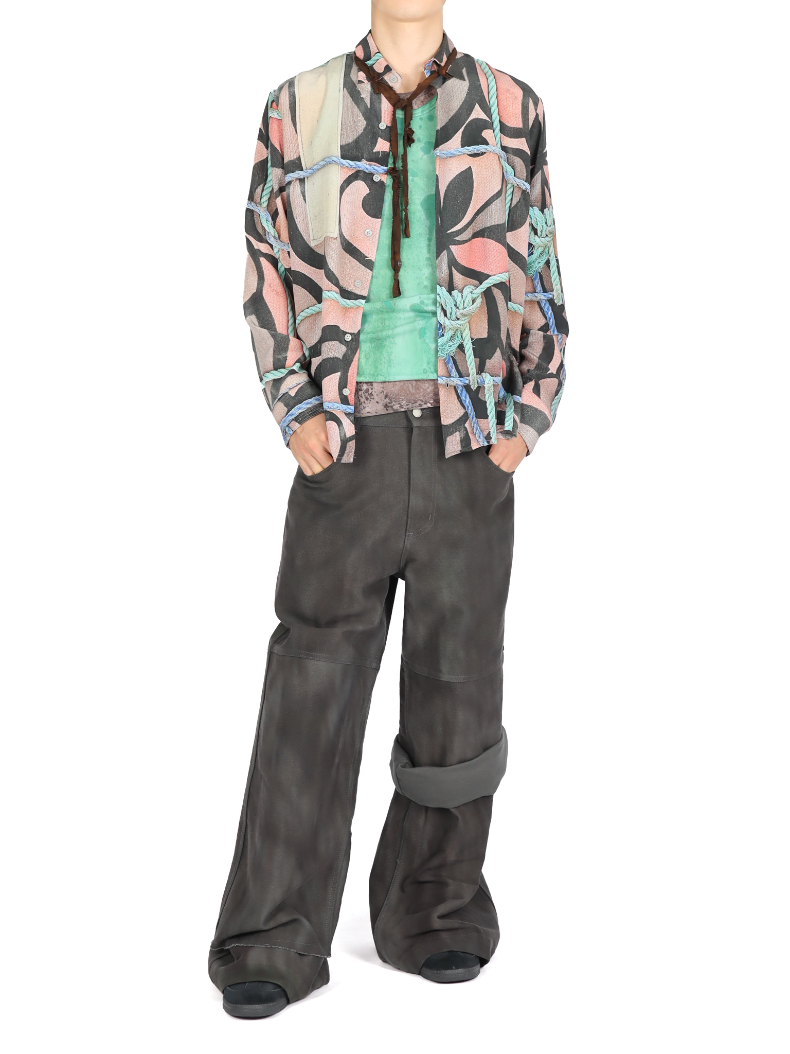 Floral Buoy Silk Shirt SERAPIS