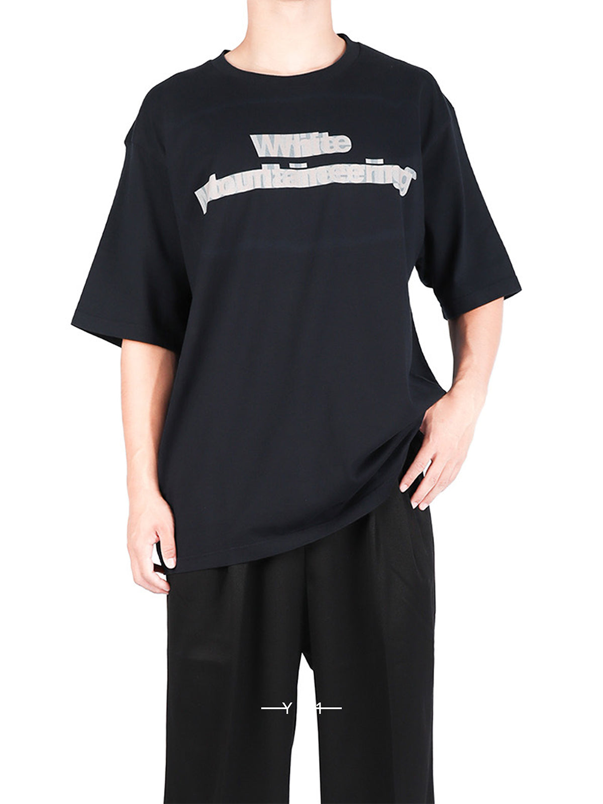 White Mountaineering Moving Logo T-Shirt 1