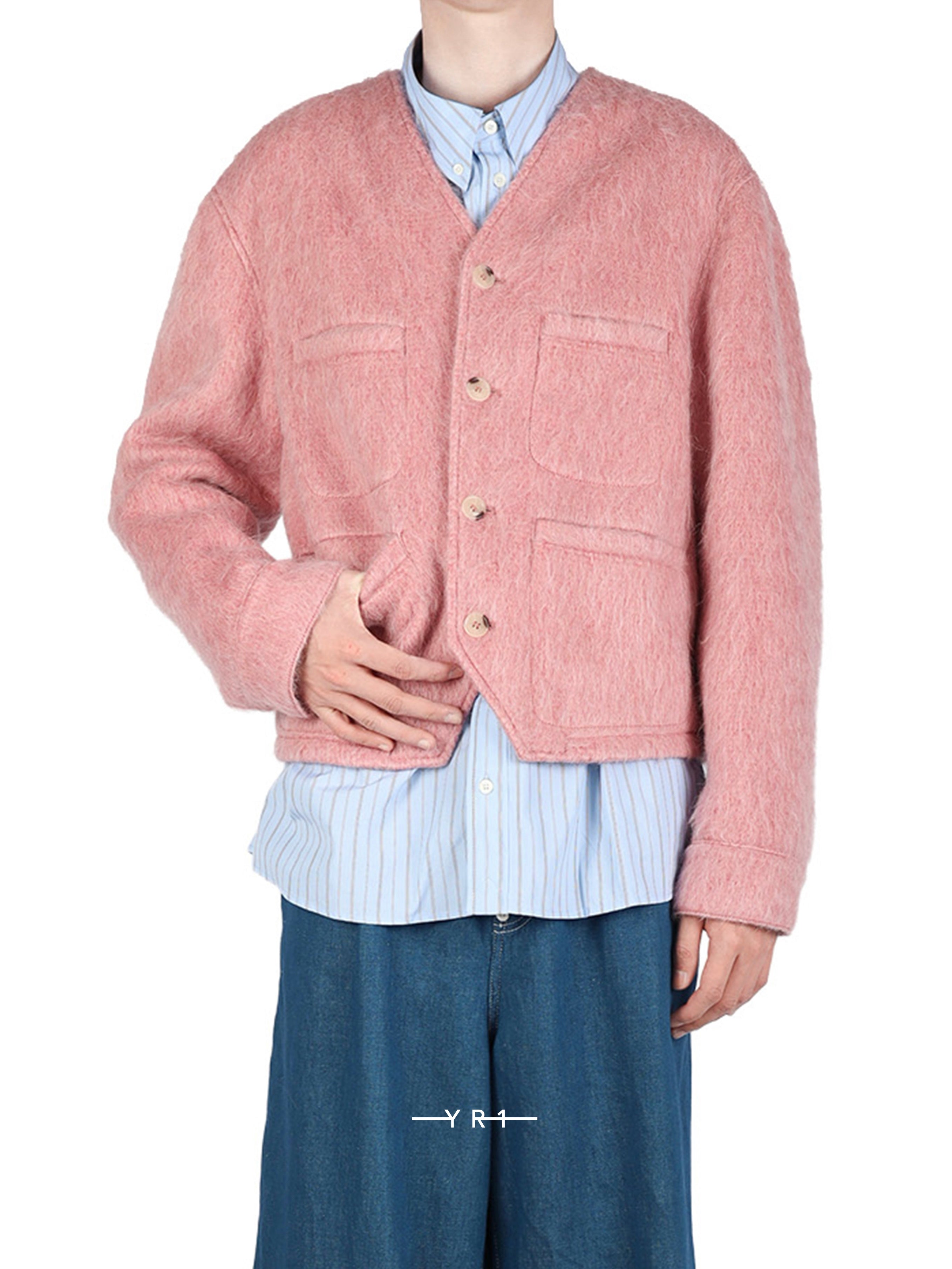 Hairy Collarless Jacket KENZO