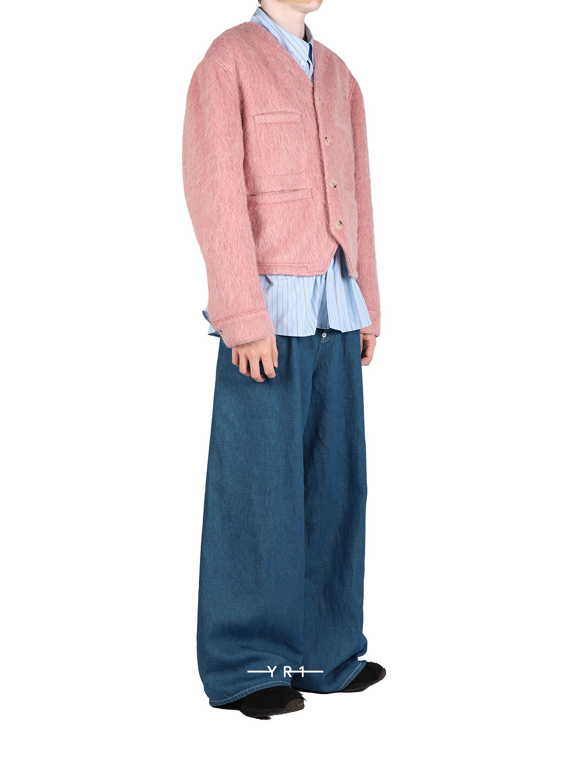 Hairy Collarless Jacket KENZO