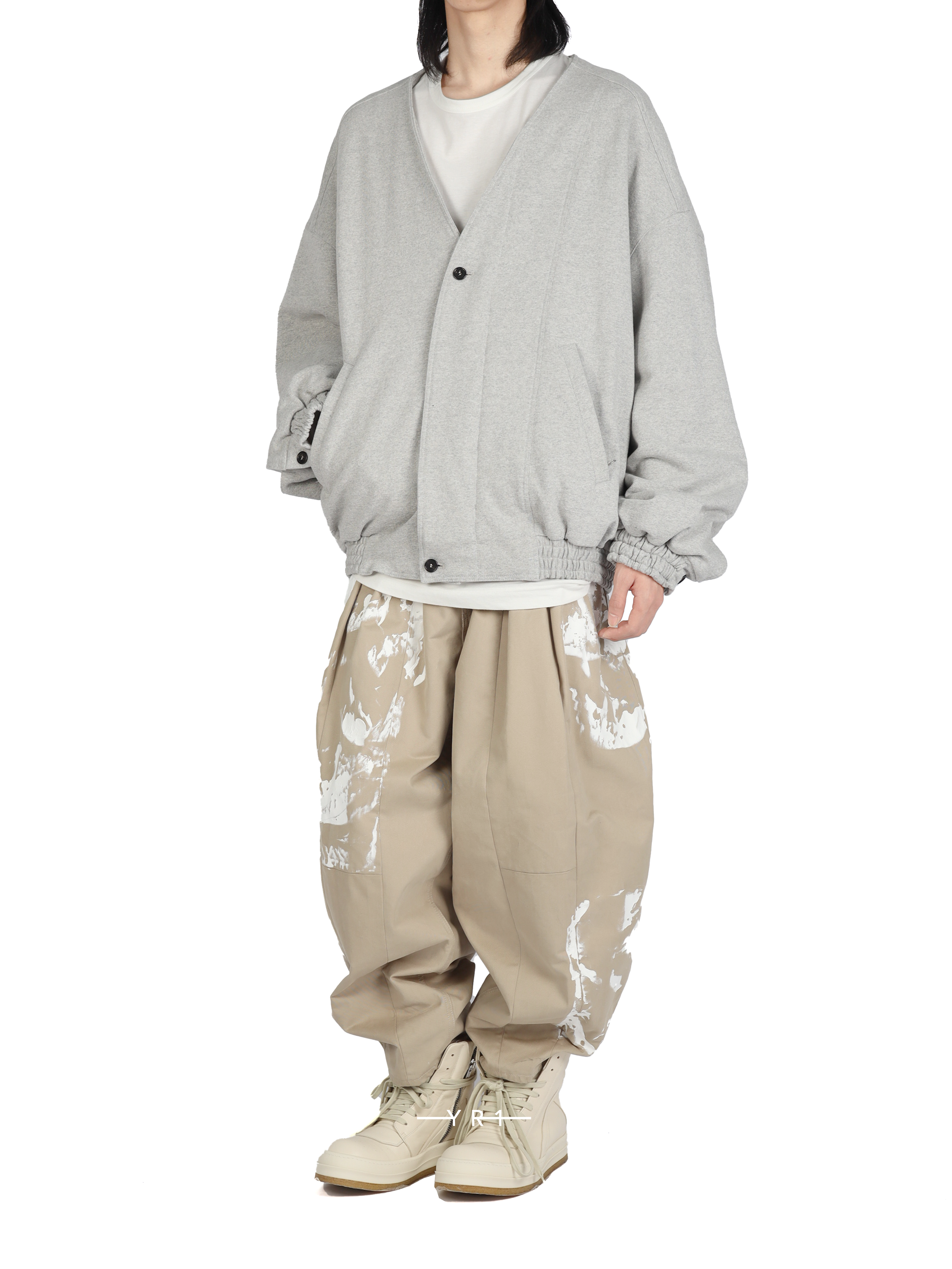 Embroidered Sweatshirt-Medium Grey HED MAYNER