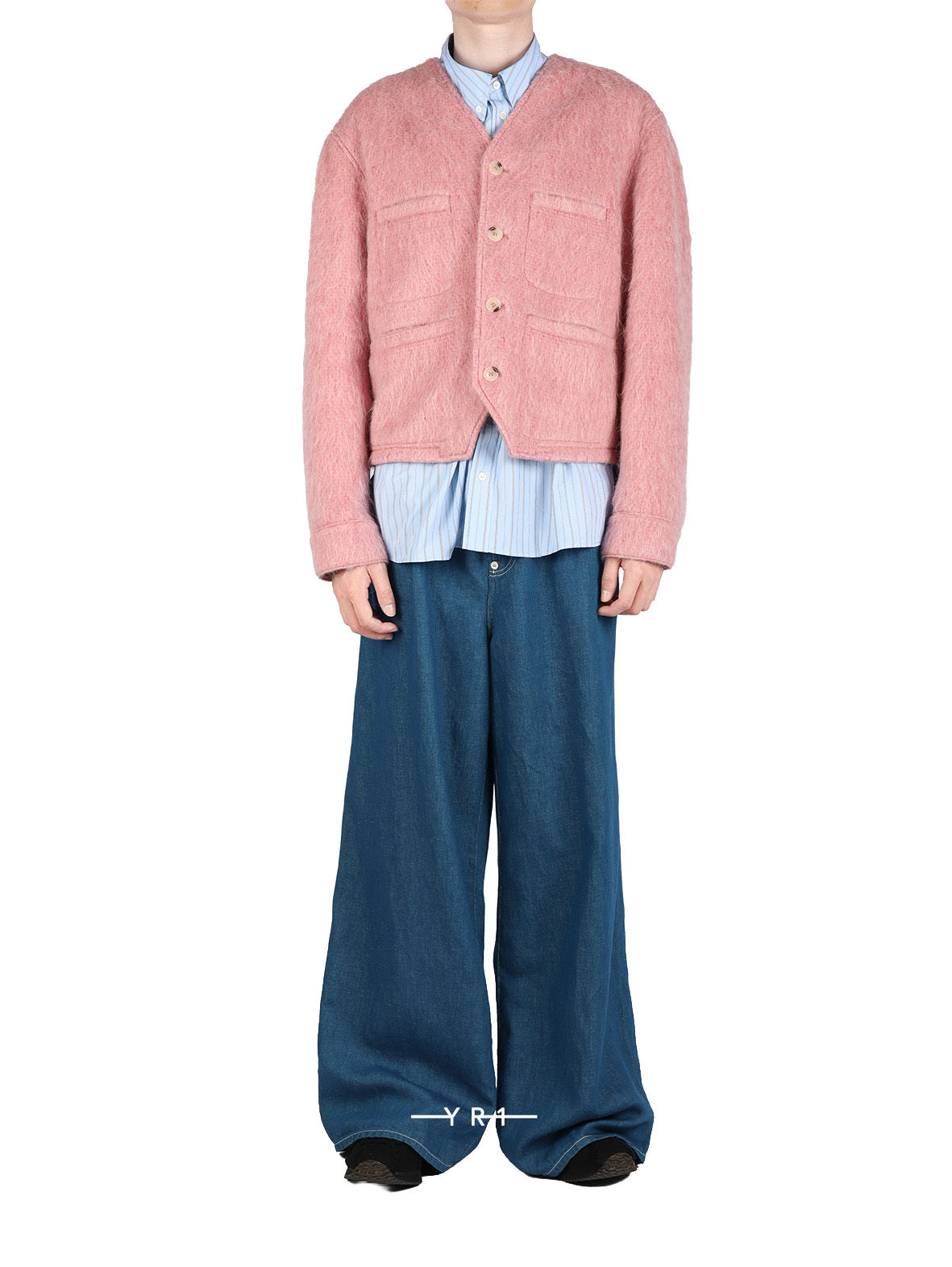 Hairy Collarless Jacket KENZO