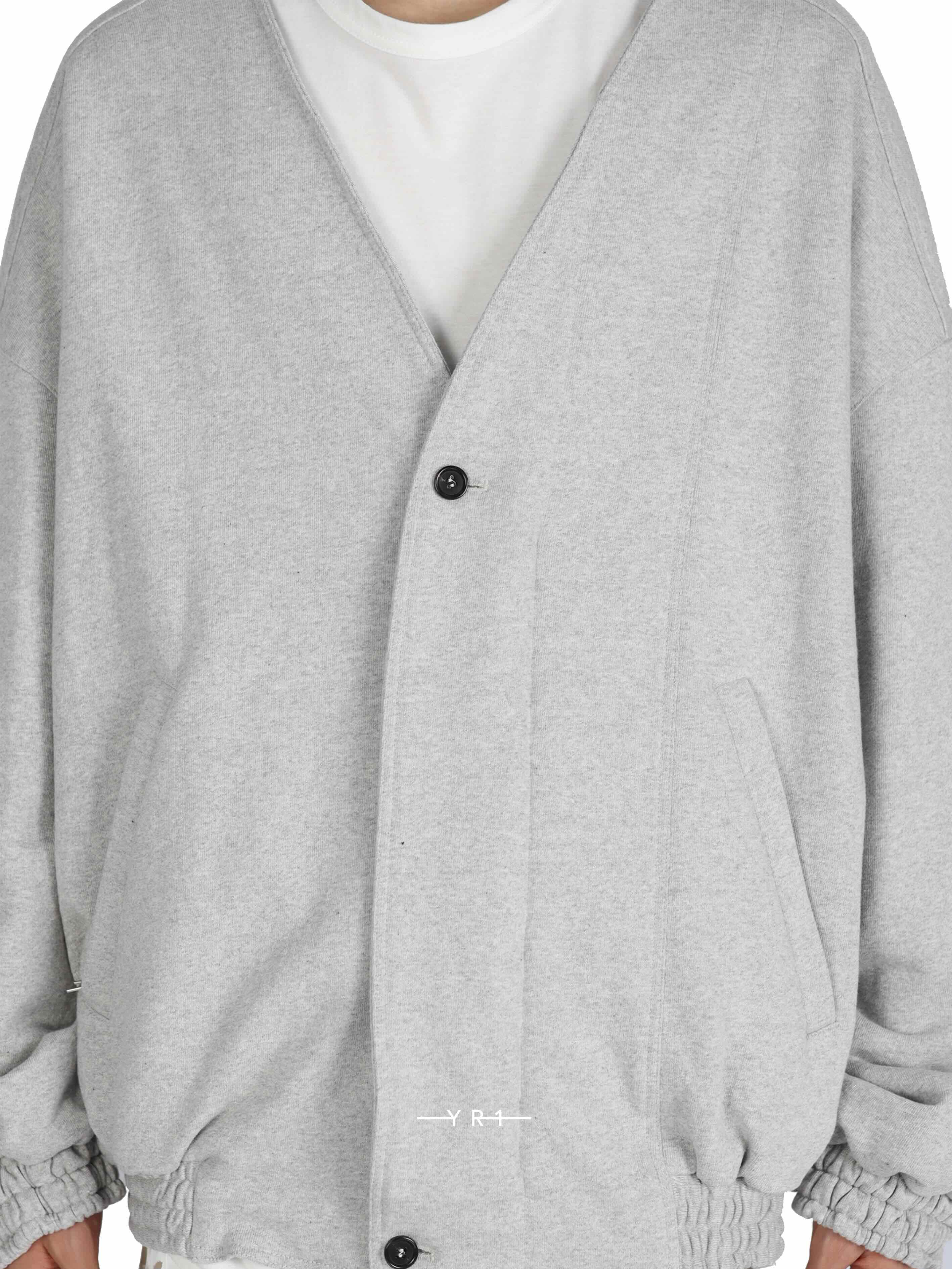 Embroidered Sweatshirt-Medium Grey HED MAYNER