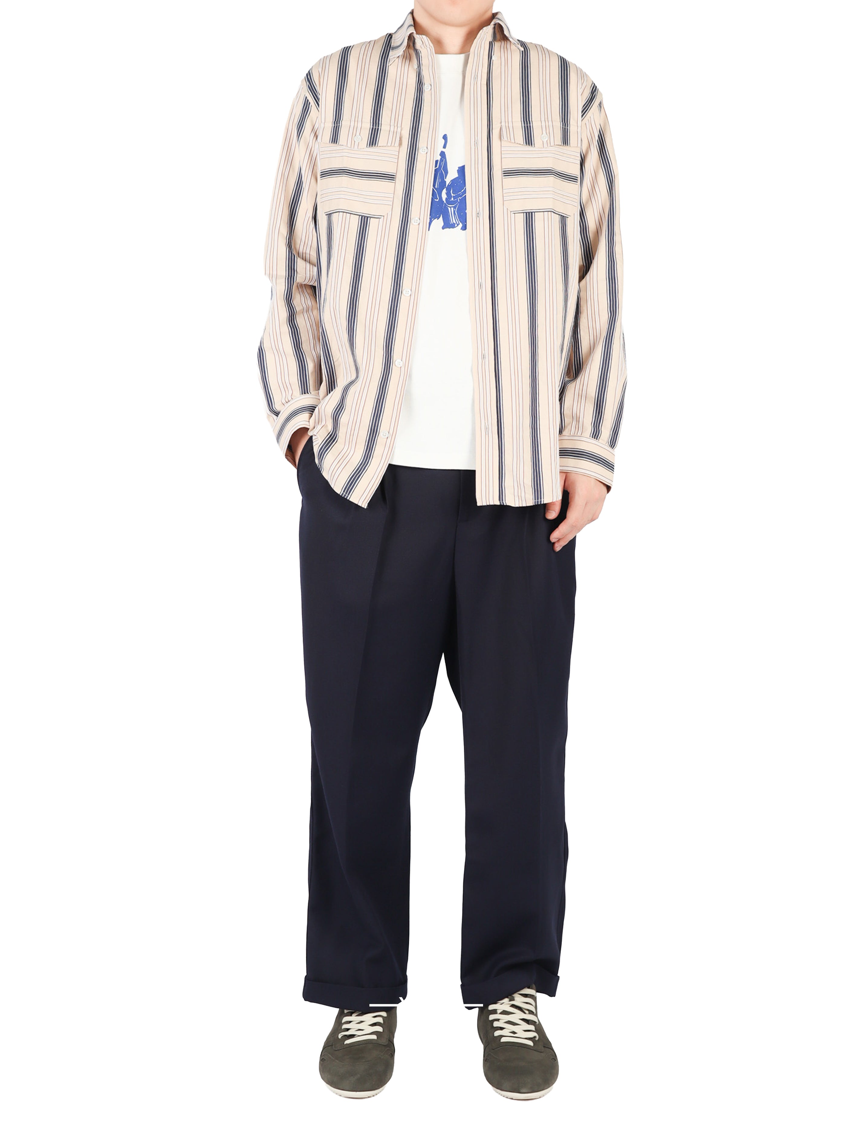 Pantalon a Plis Cropped