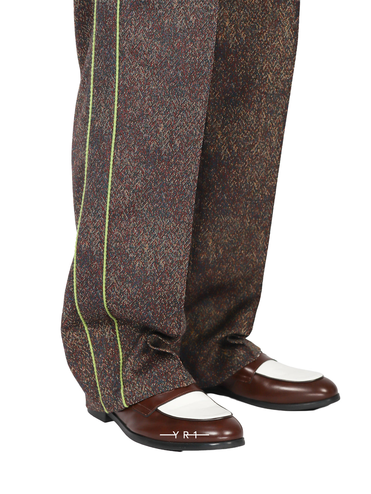 Jacquard Elastic Waist Pants