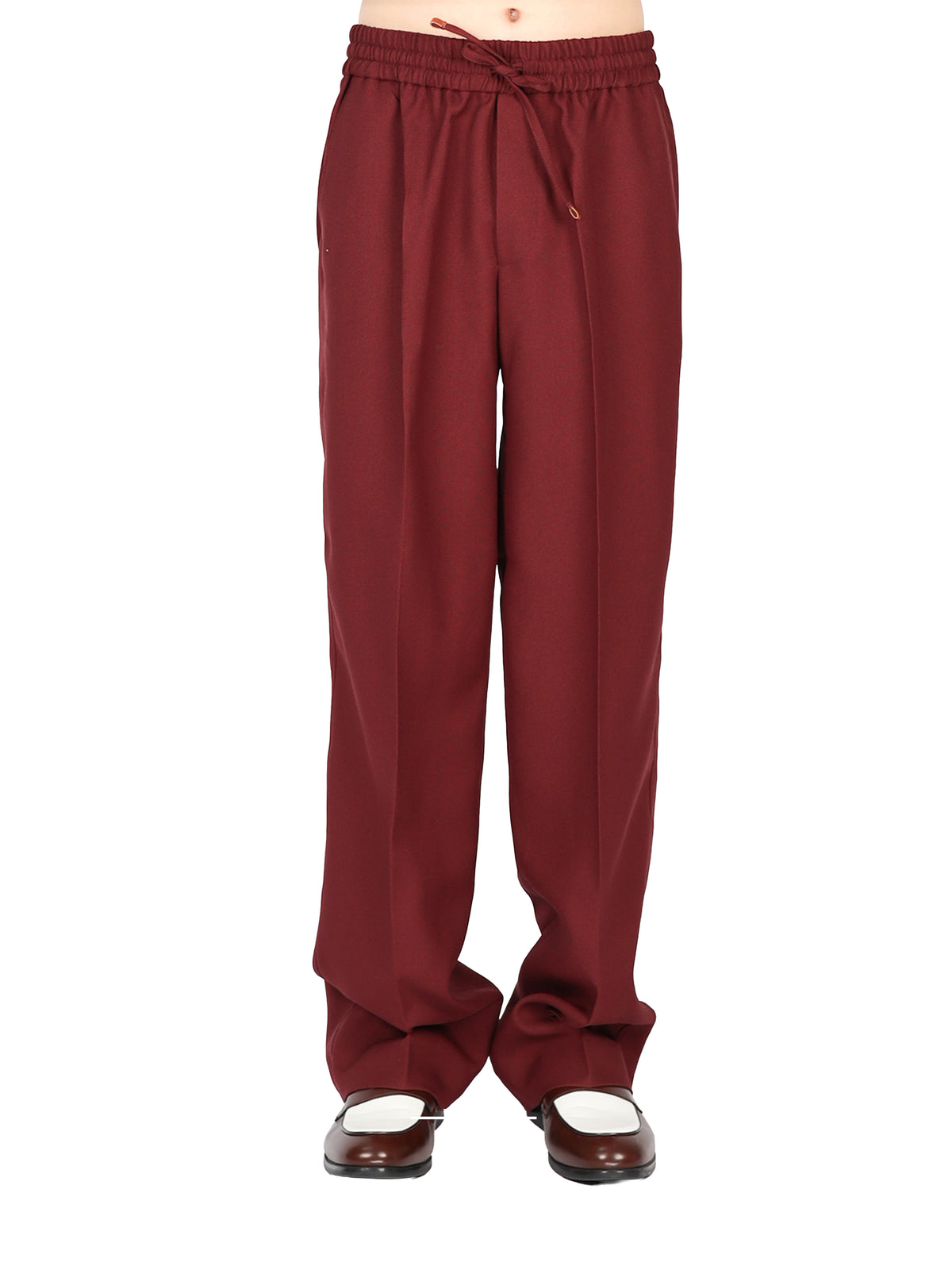 Twill Elastic Waist Pants