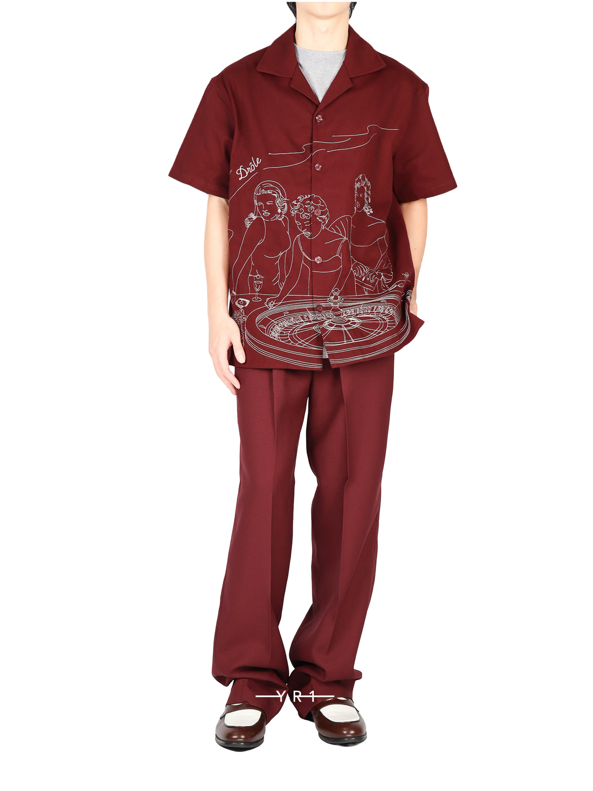Twill Elastic Waist Pants
