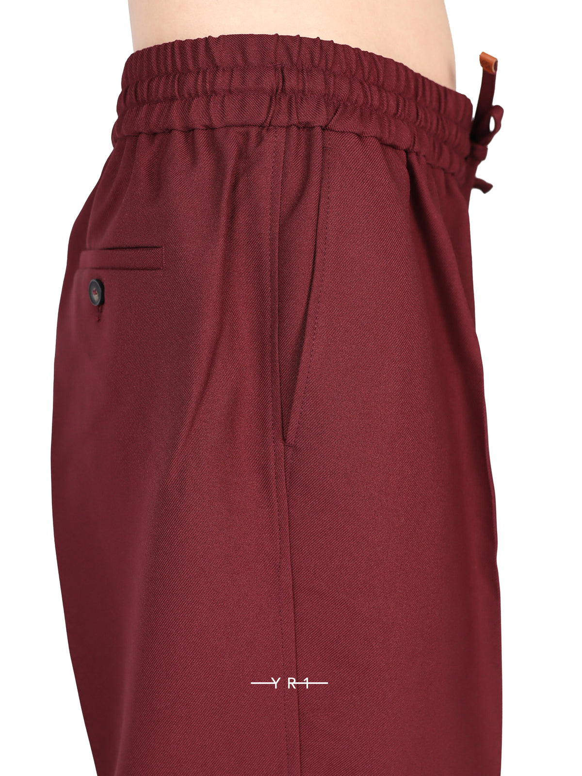 Twill Elastic Waist Pants