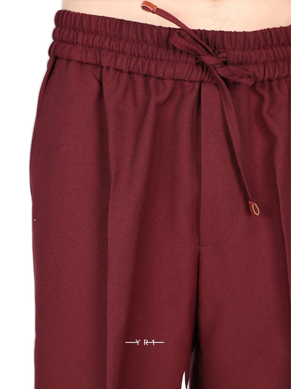 Twill Elastic Waist Pants