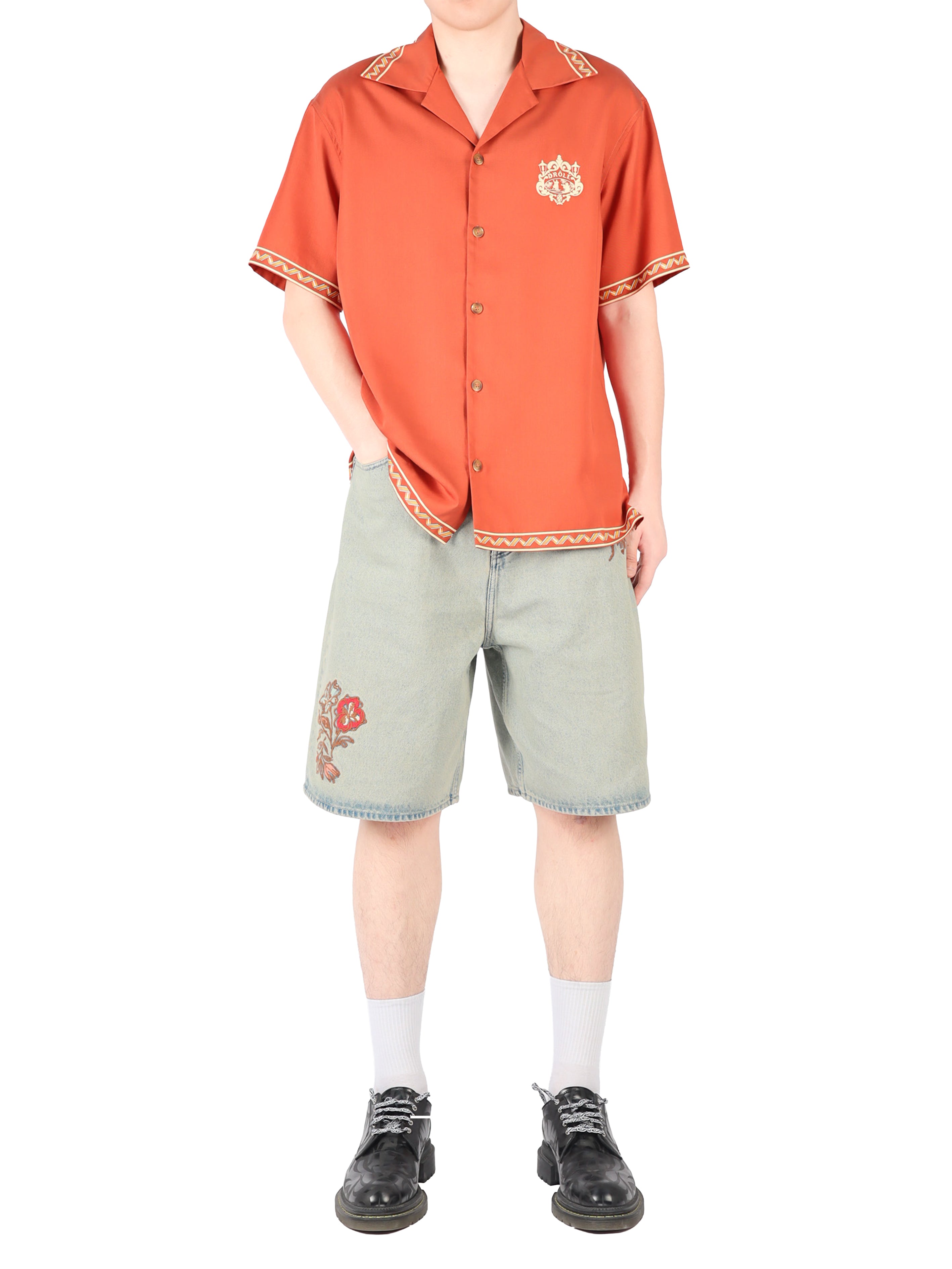Chemise Brodee Danseurs