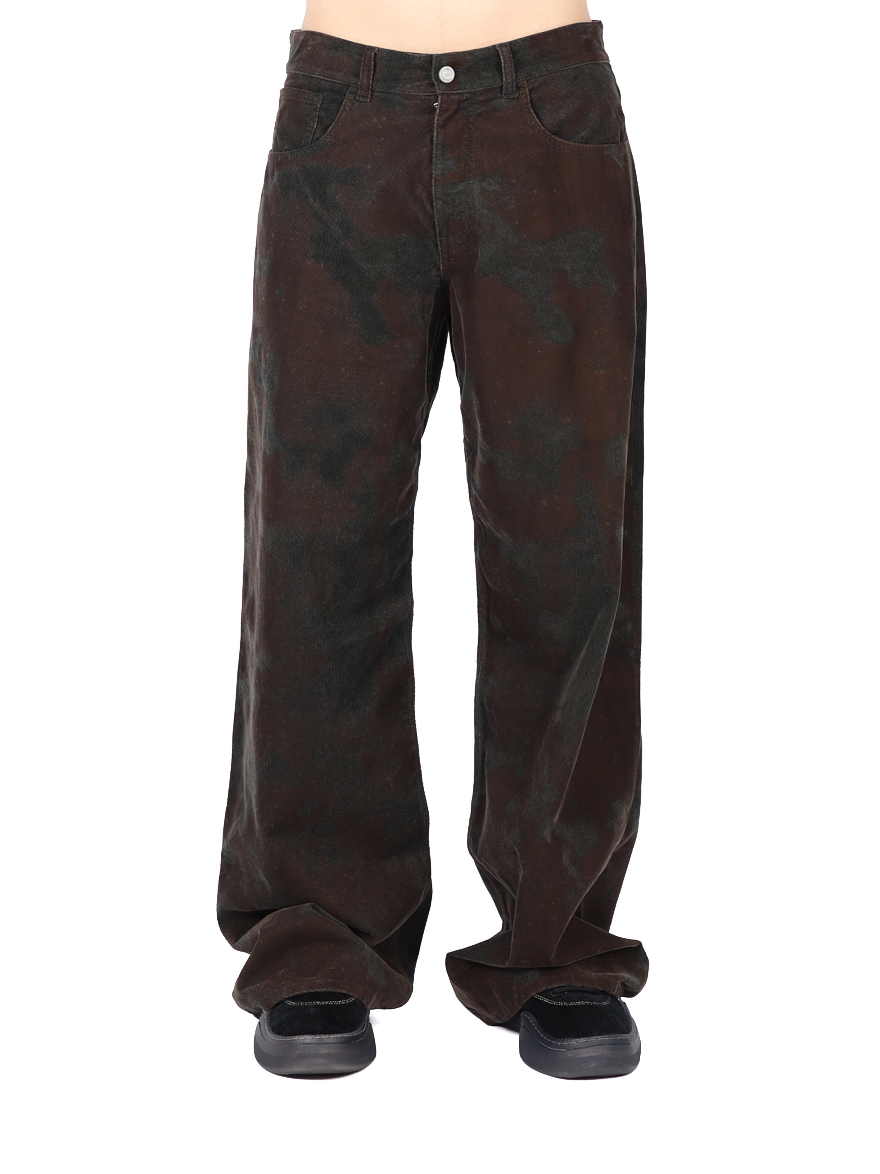 Unisex Corduroy Pants Woven