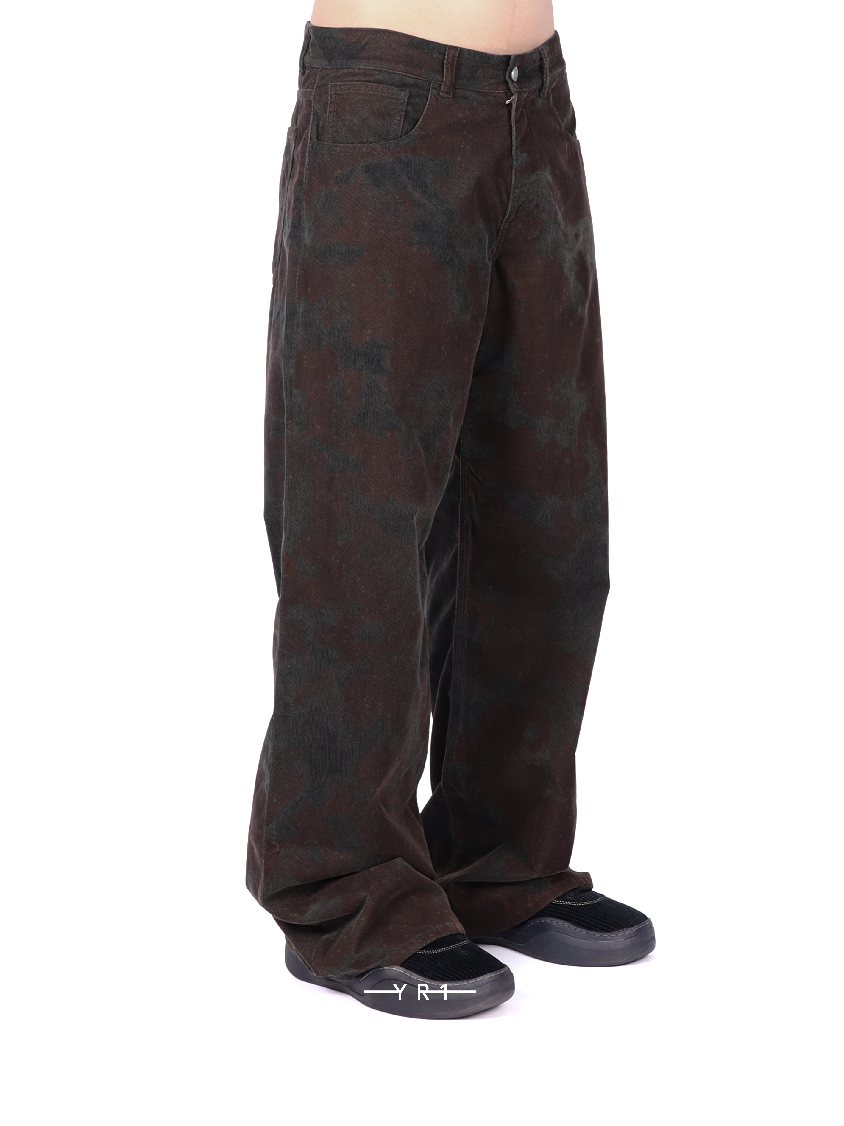 Unisex Corduroy Pants Woven