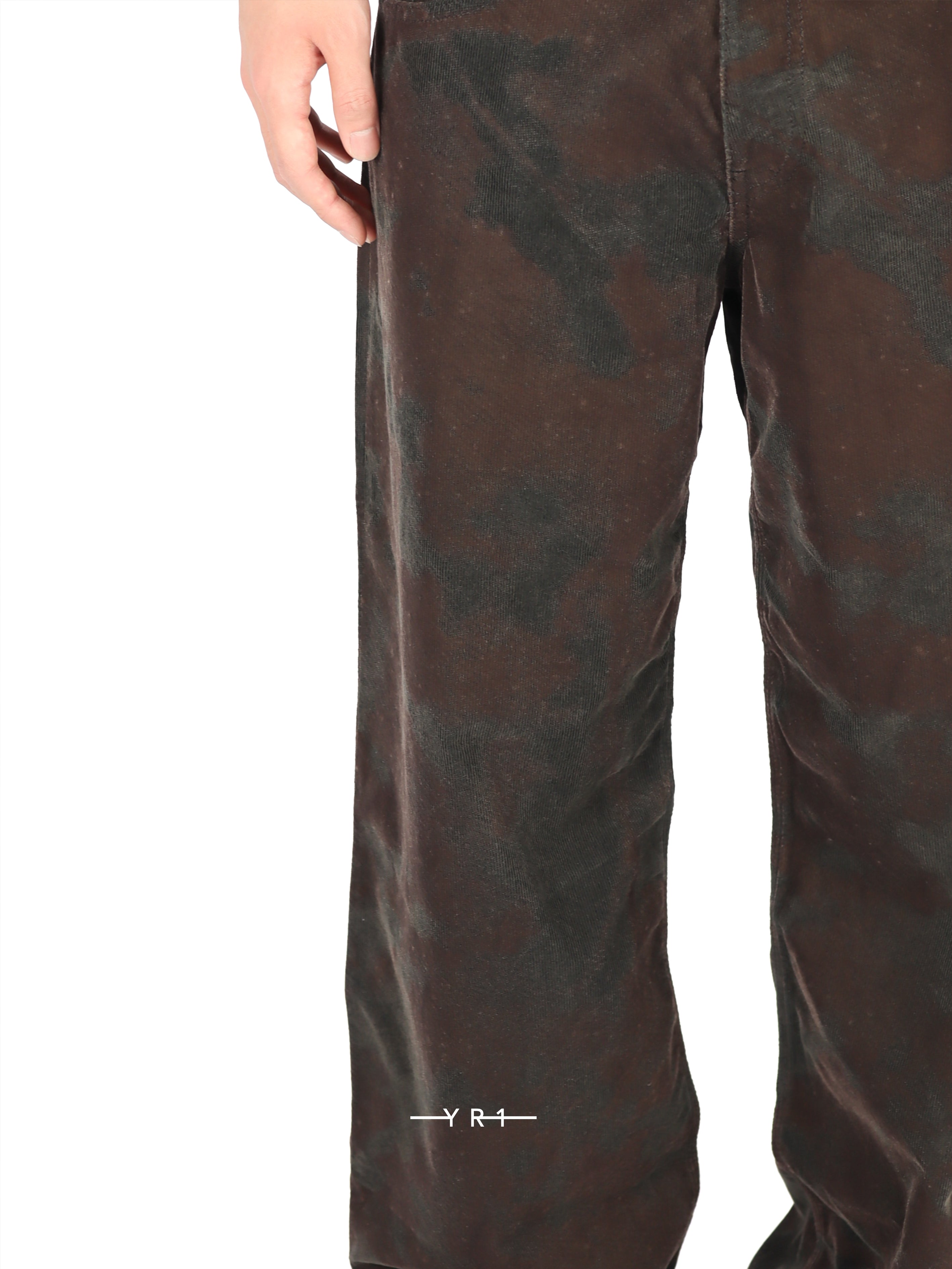 Unisex Corduroy Pants Woven