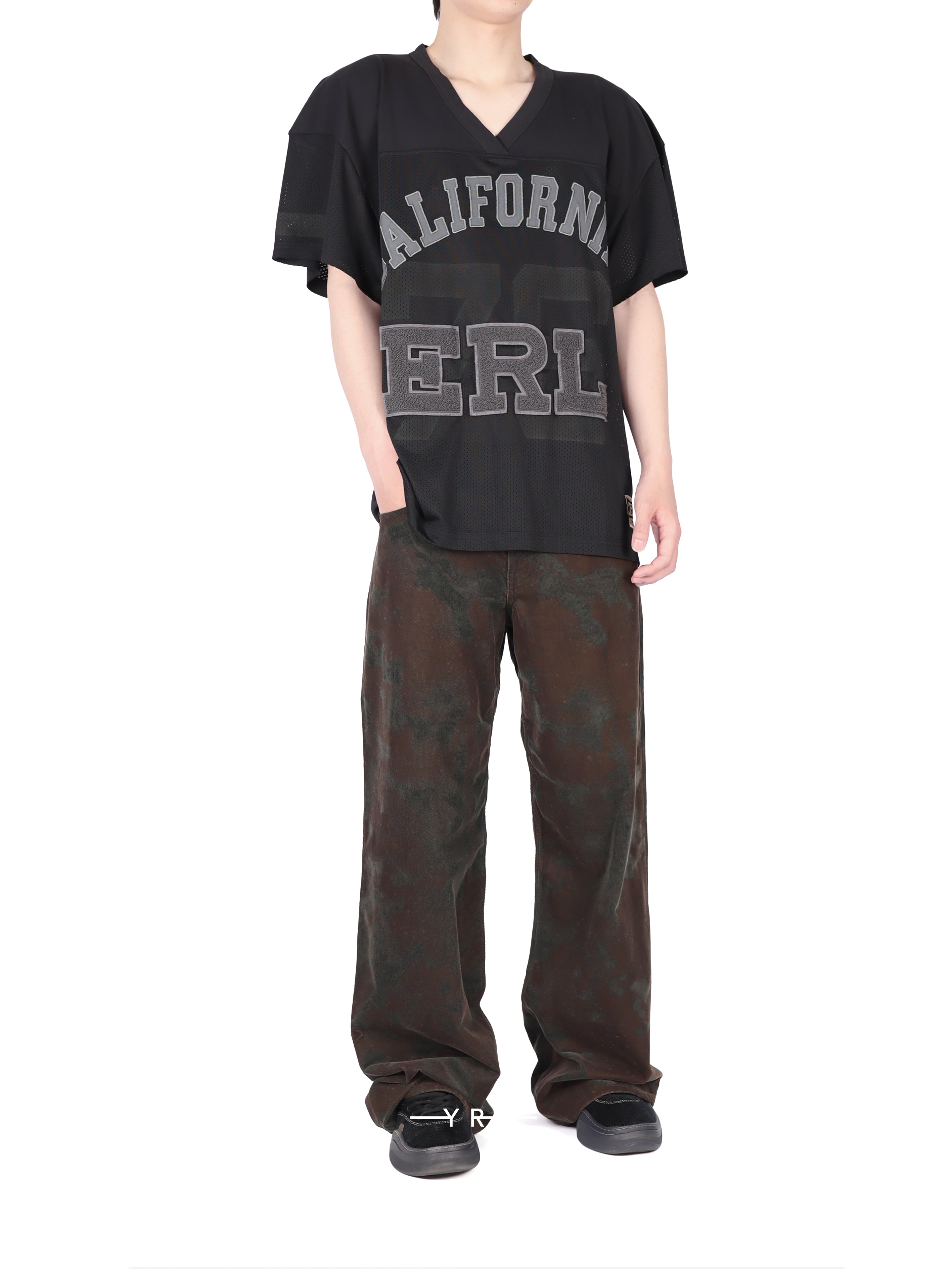 Unisex Mesh Football Tee Knit
