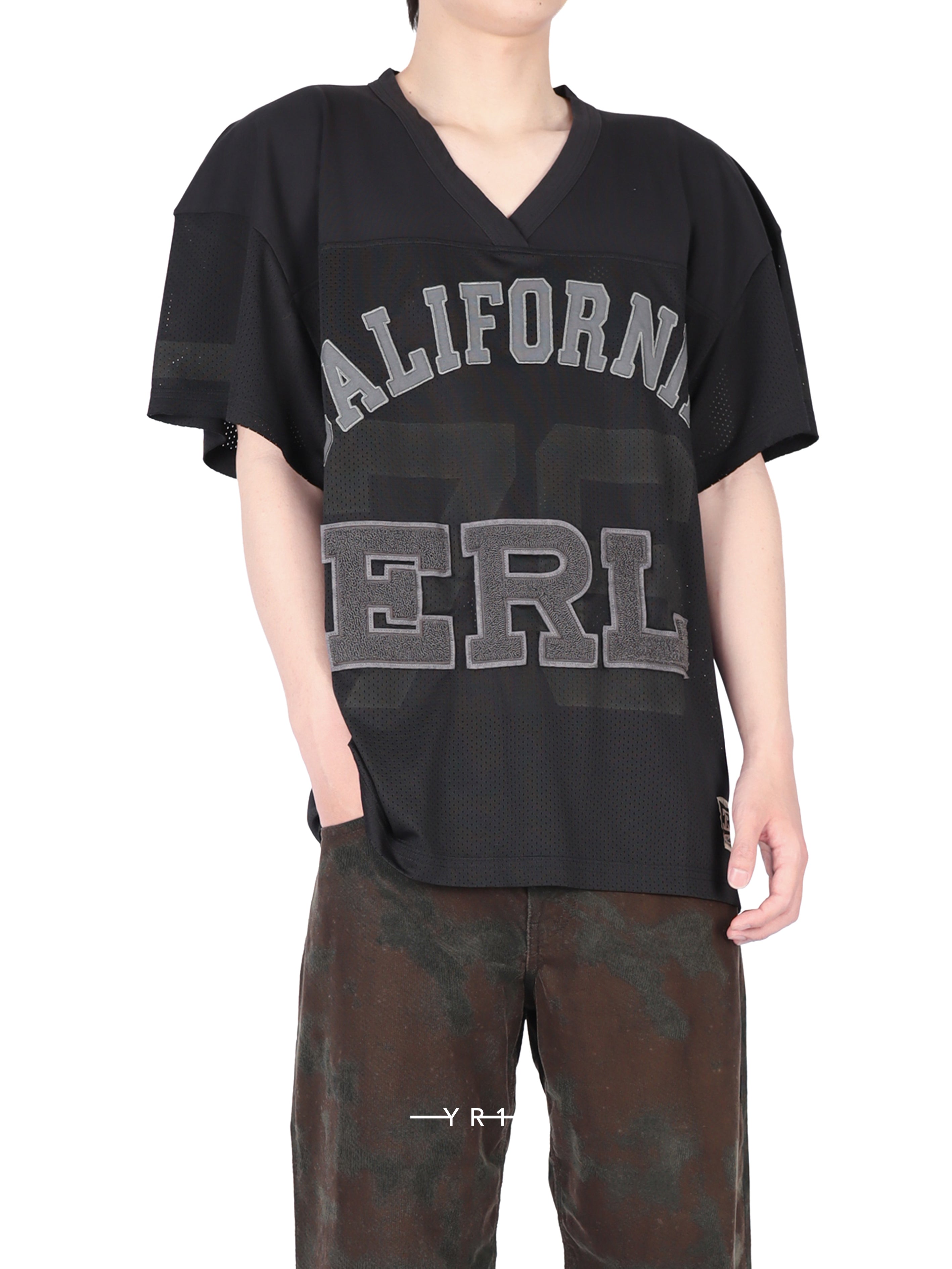 Unisex Mesh Football Tee Knit