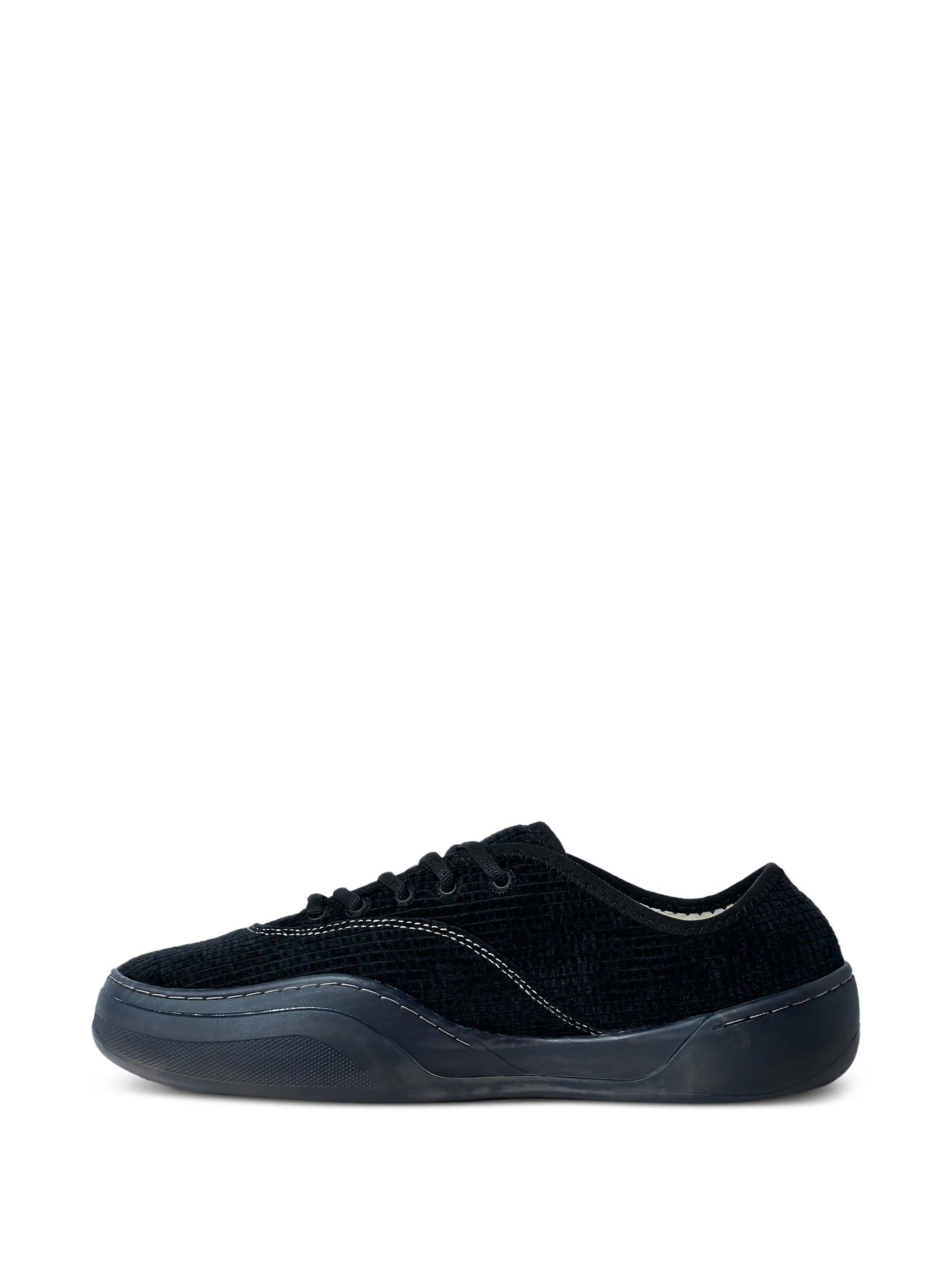 Unisex Corduroy Coupe Sneakers-Blk