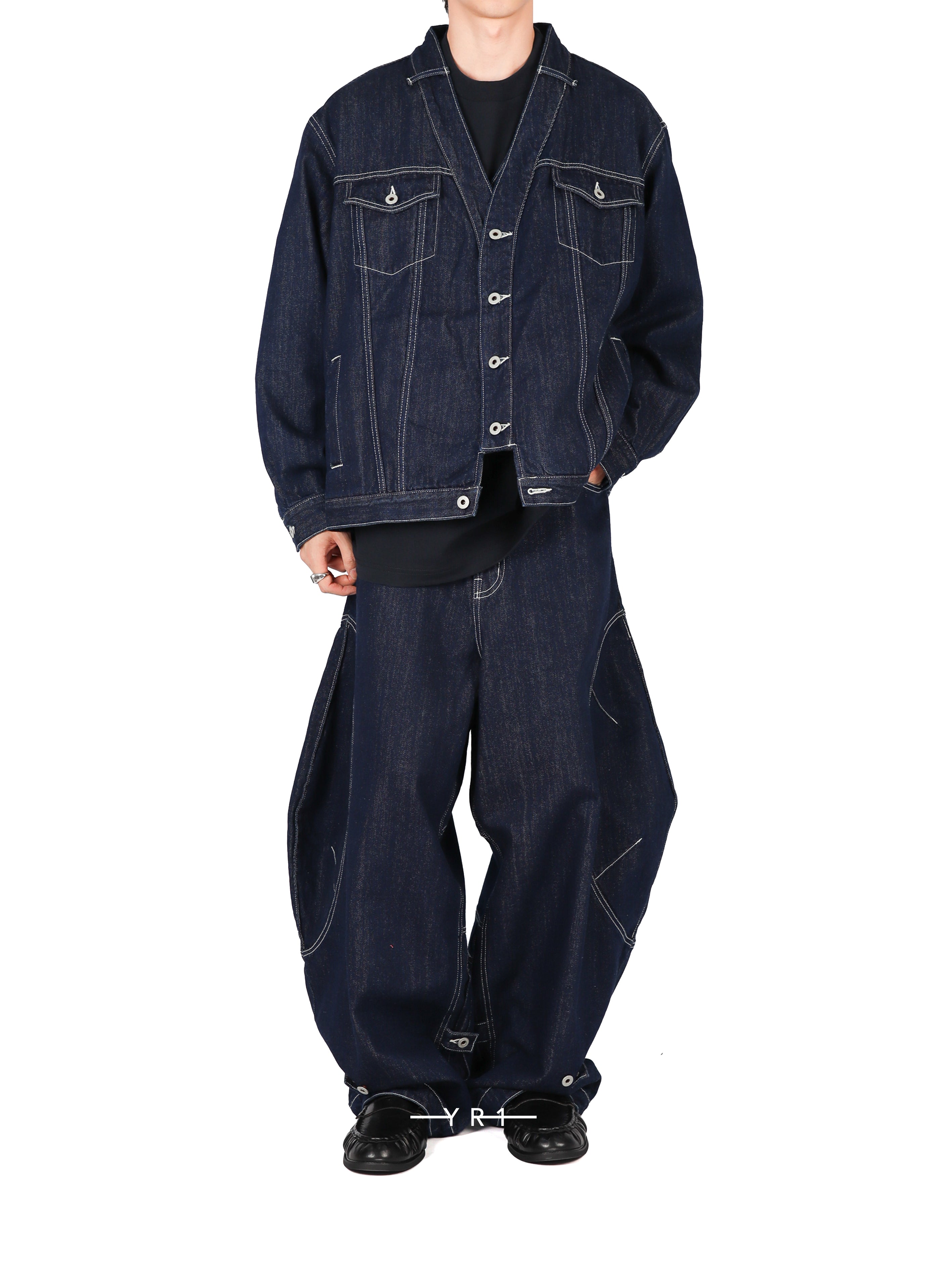 Denim T-Form Jacket Rinse