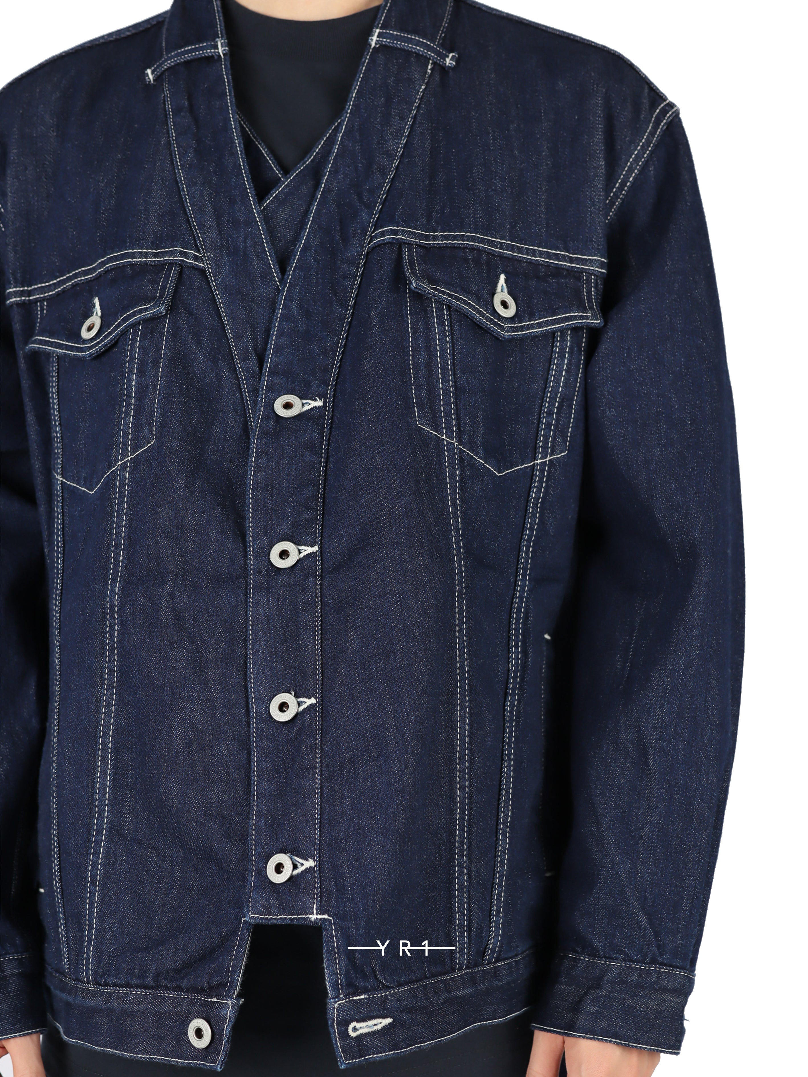 Denim T-Form Jacket Rinse