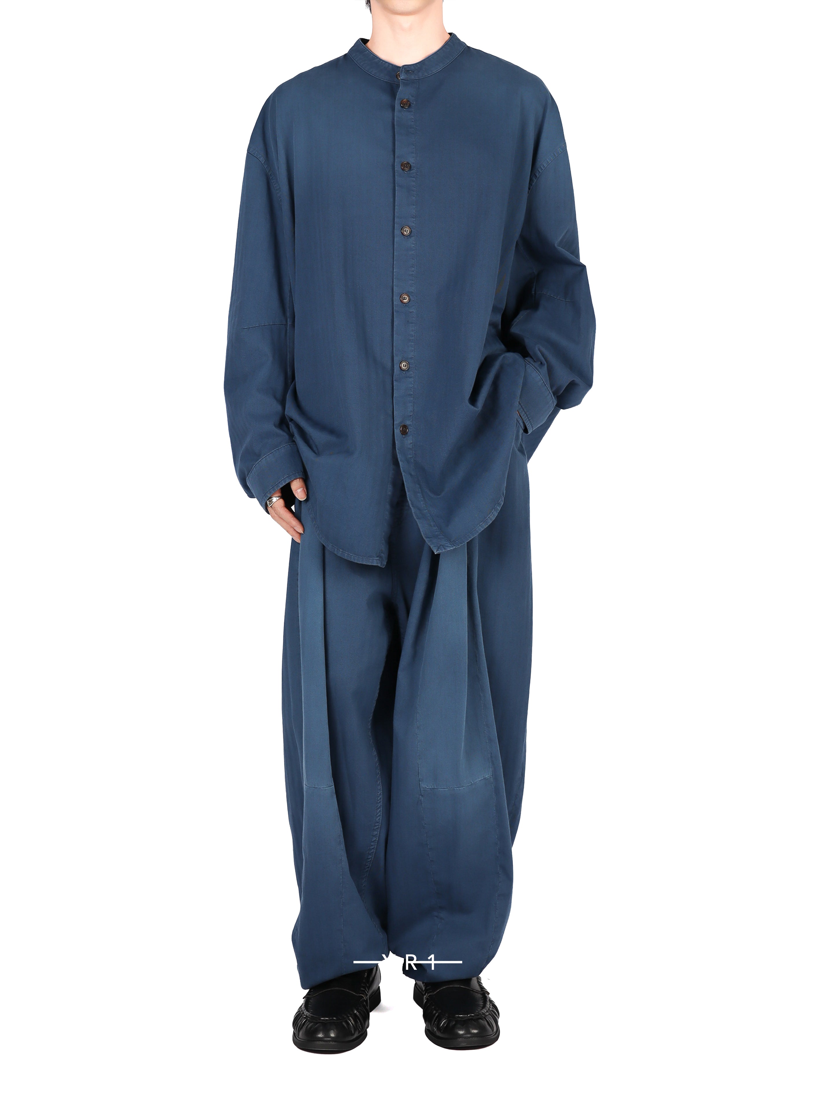 67034Rhc302-Embroidered Denim Shirt