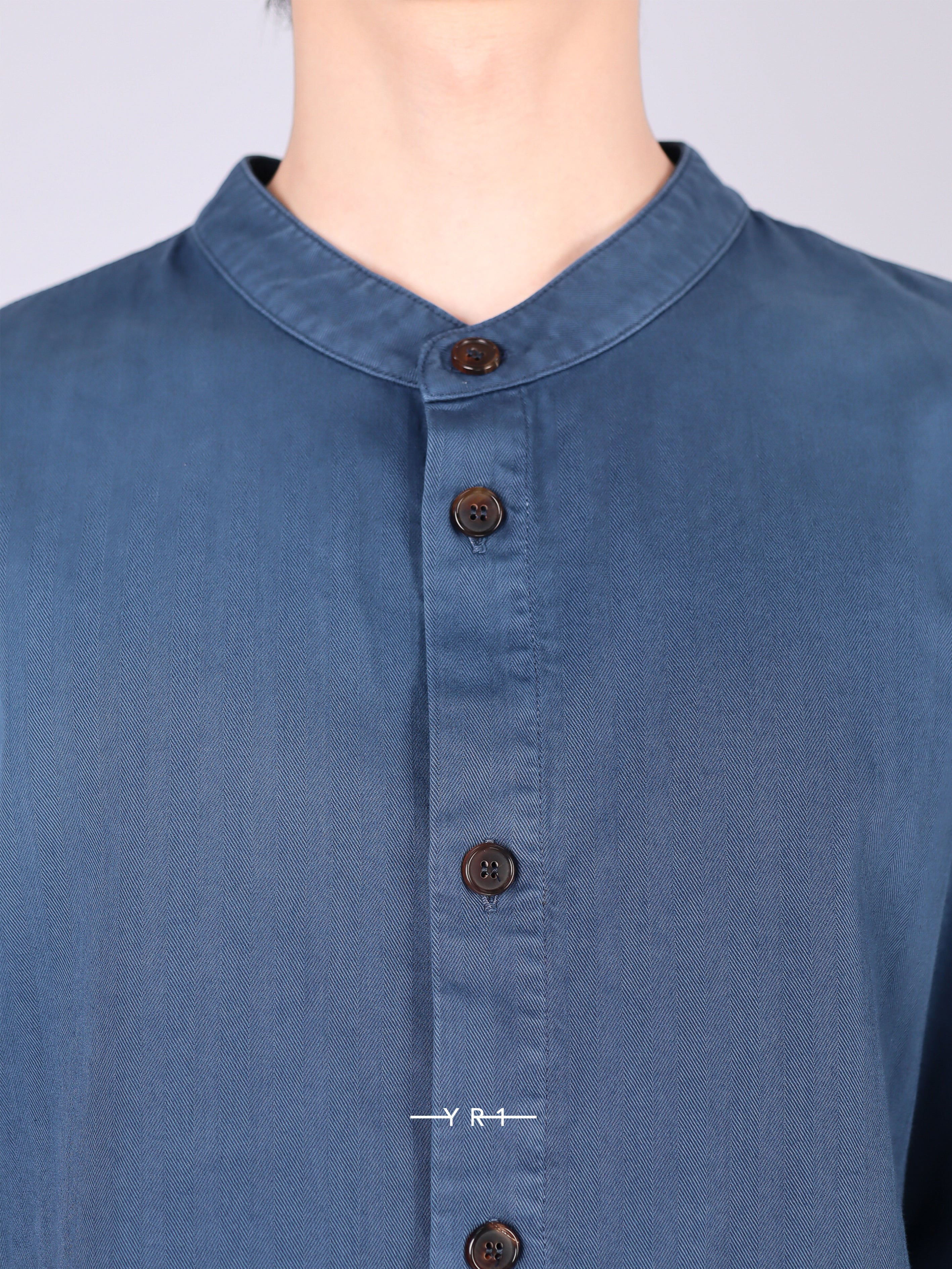 67034Rhc302-Embroidered Denim Shirt